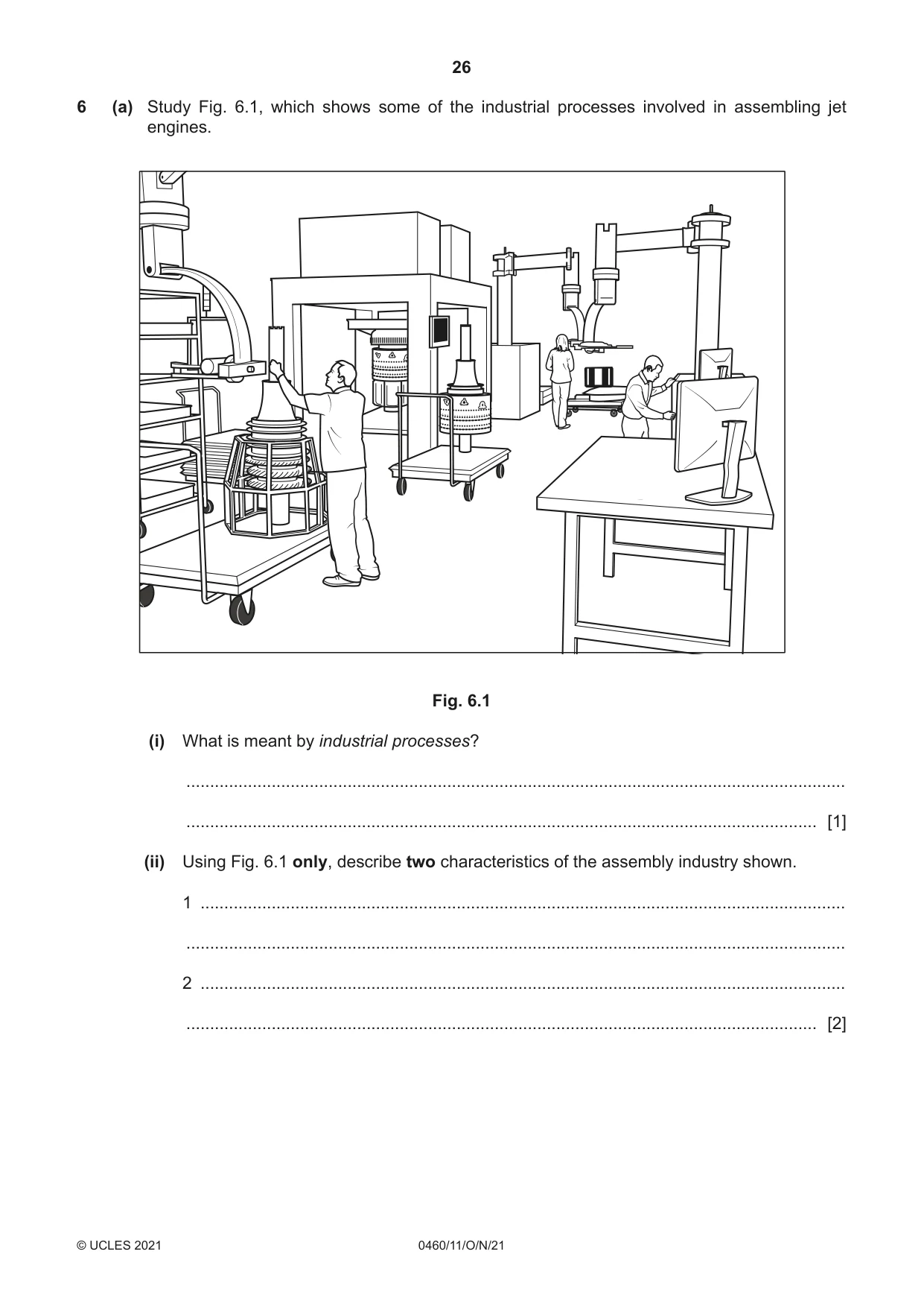 Cambridge IGCSE Geography 0460 2021 Oct/Nov Paper 1 · Variant 1 question paper, page 26 of 32