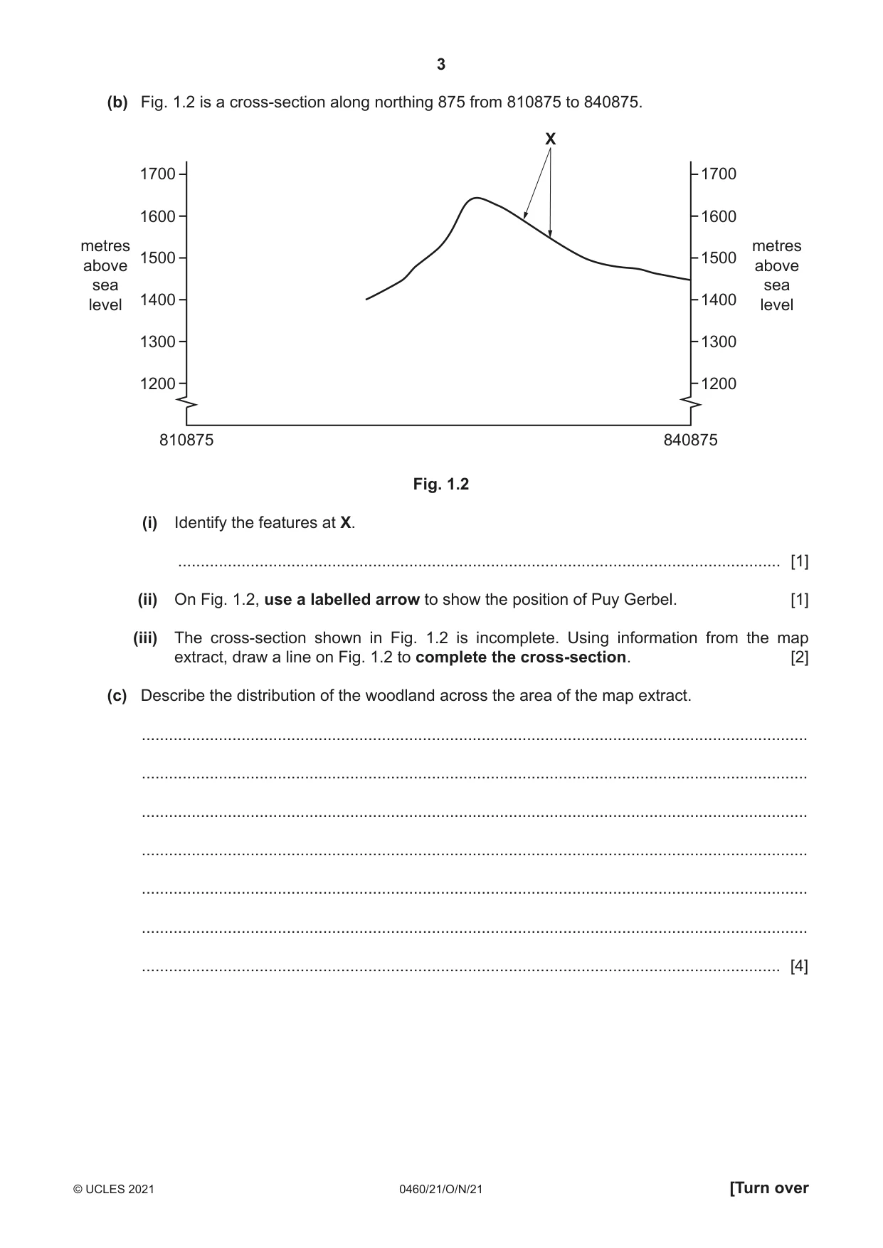 Cambridge IGCSE Geography 0460 2021 Oct/Nov Paper 2 · Variant 1 question paper, page 3 of 16