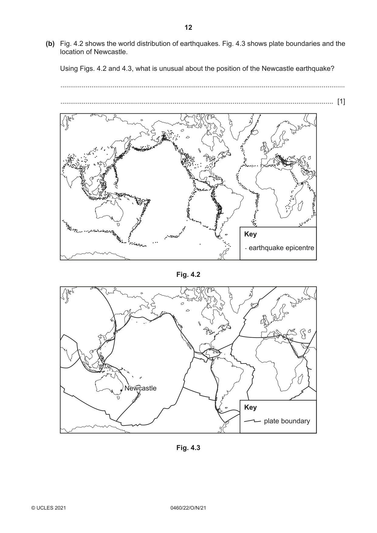Cambridge IGCSE Geography 0460 2021 Oct/Nov Paper 2 · Variant 2 question paper, page 12 of 24