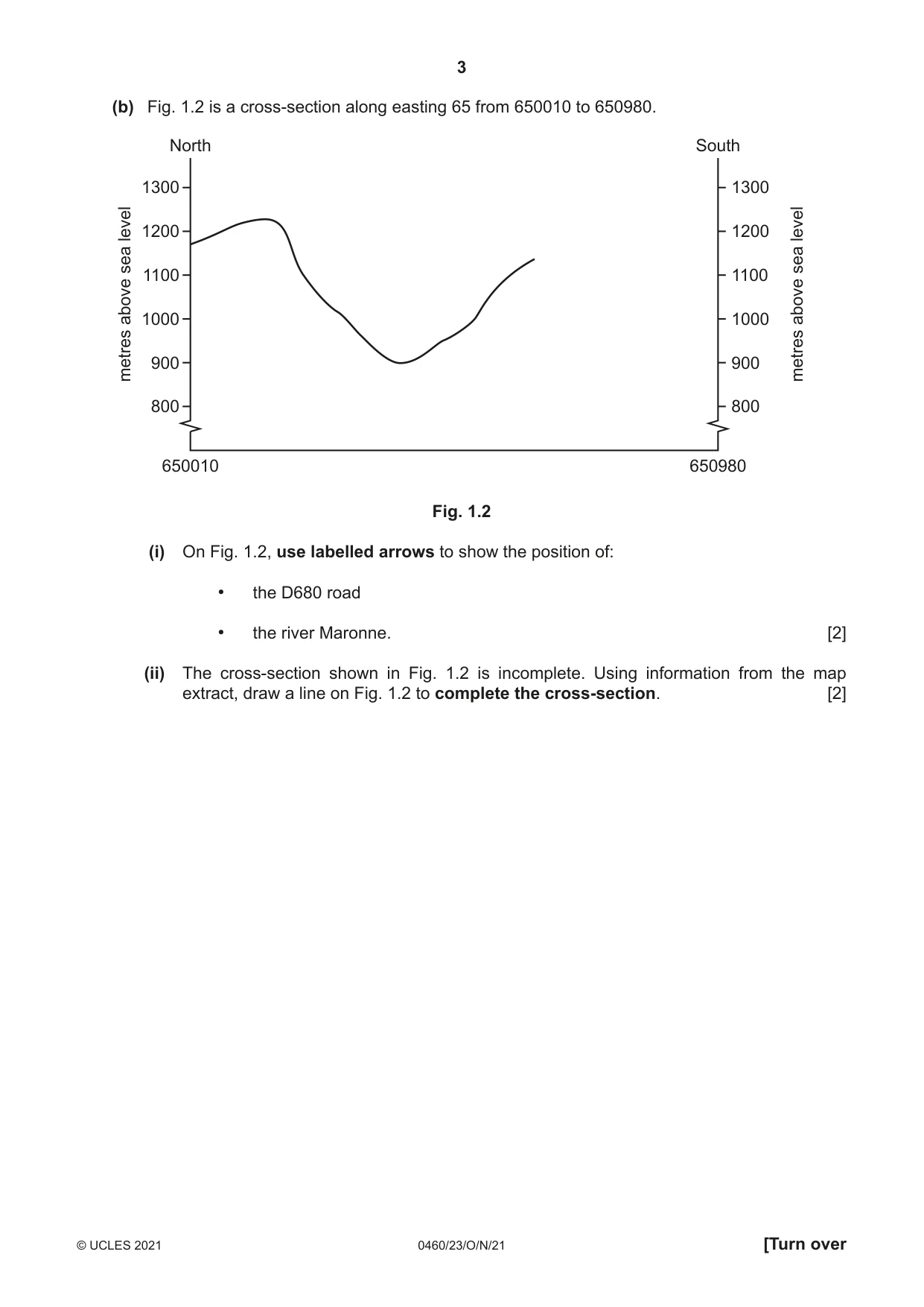 Cambridge IGCSE Geography 0460 2021 Oct/Nov Paper 2 · Variant 3 question paper, page 3 of 20