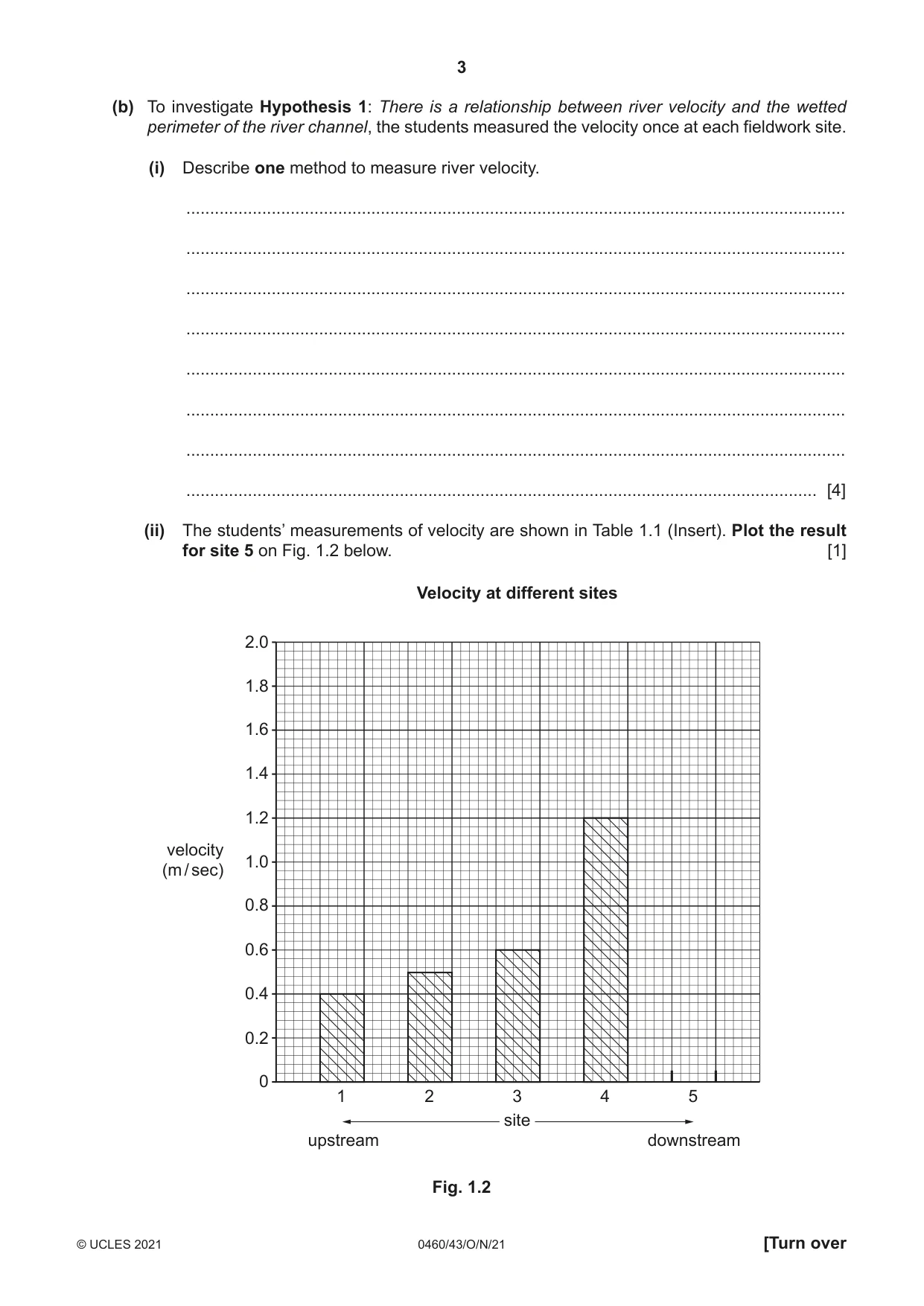 Cambridge IGCSE Geography 0460 2021 Oct/Nov Paper 4 · Variant 3 question paper, page 3 of 16