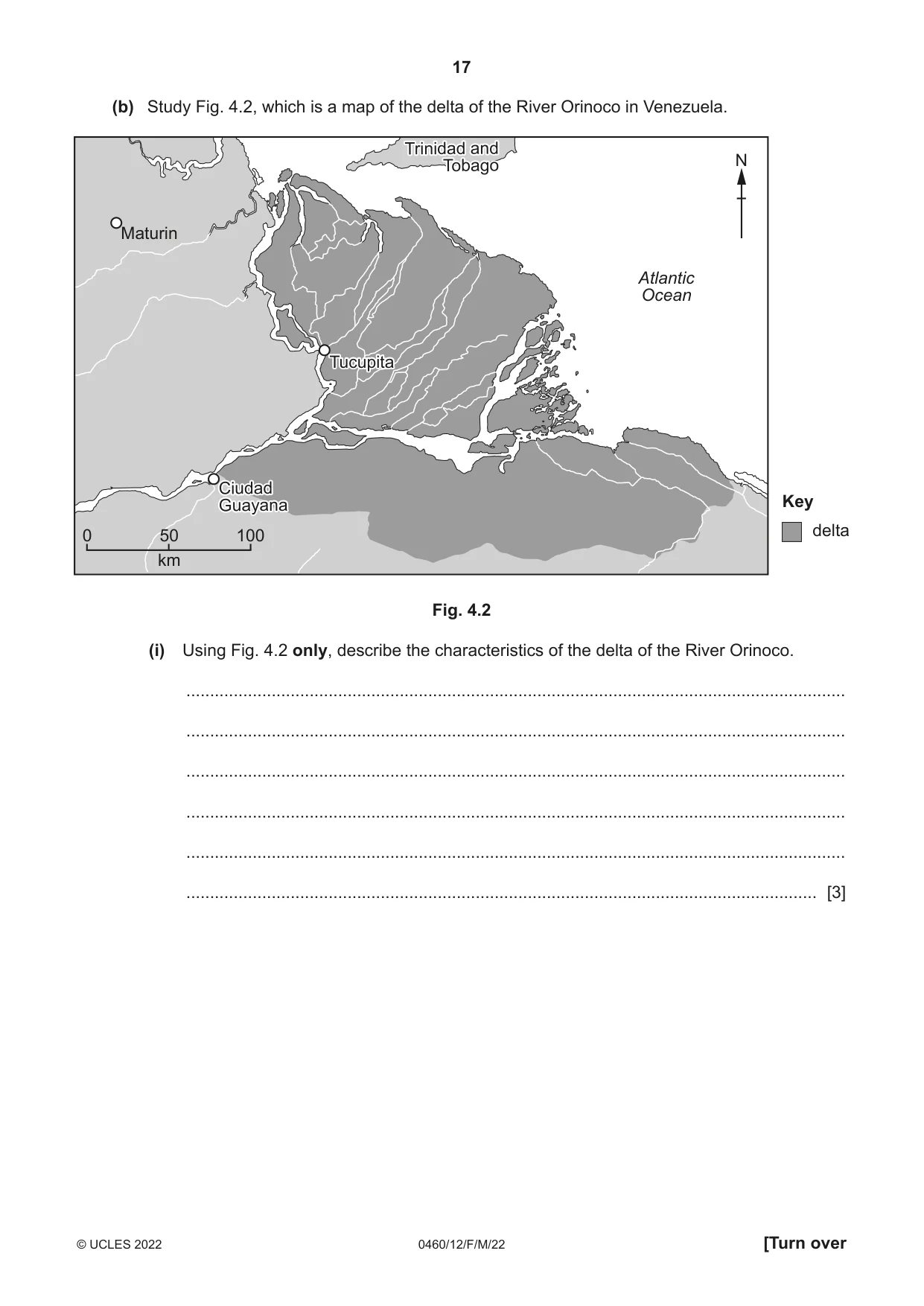 Cambridge IGCSE Geography 0460 2022 Feb/March Paper 1 · Variant 2 question paper, page 17 of 28