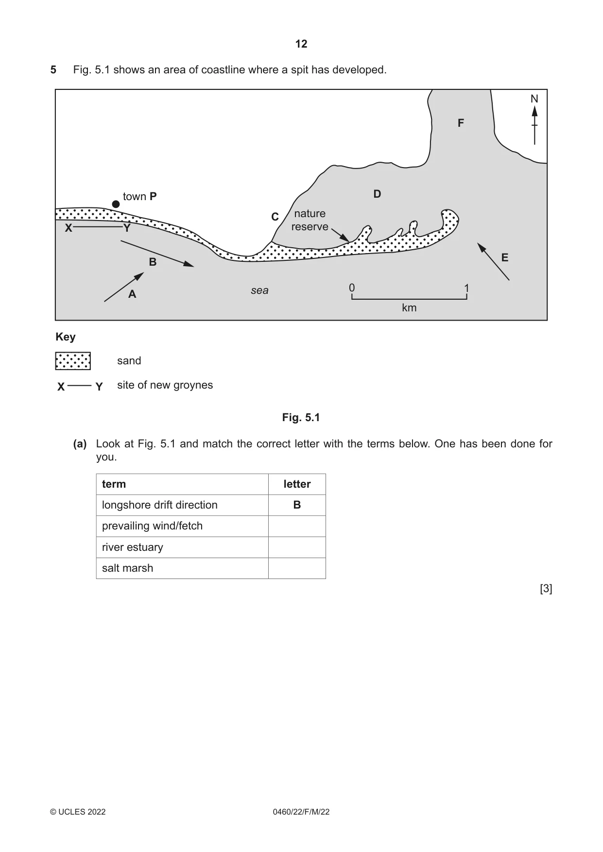Cambridge IGCSE Geography 0460 2022 Feb/March Paper 2 · Variant 2 question paper, page 12 of 20