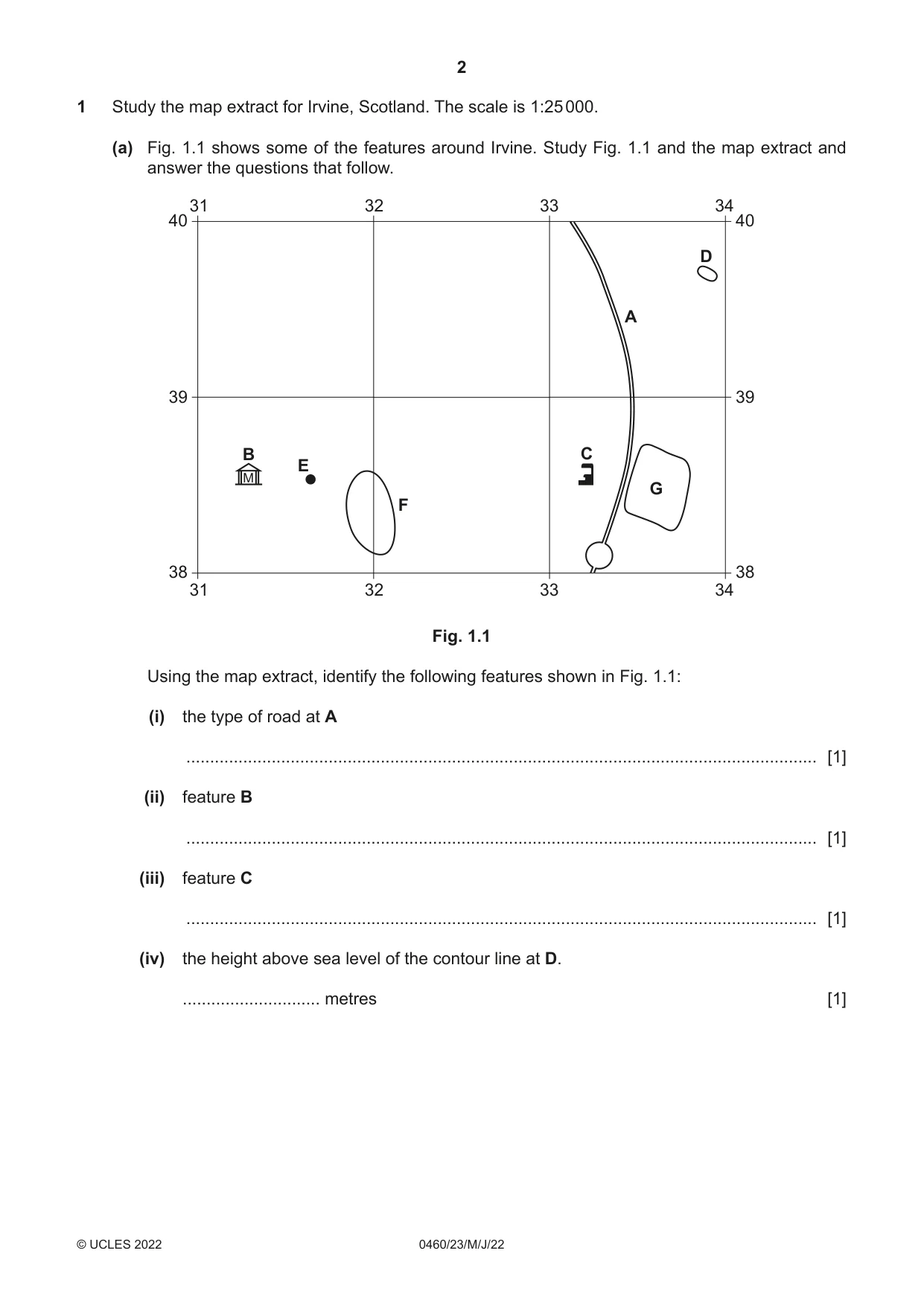 Cambridge IGCSE Geography 0460 2022 May/June Paper 2 · Variant 3 question paper, page 2 of 16