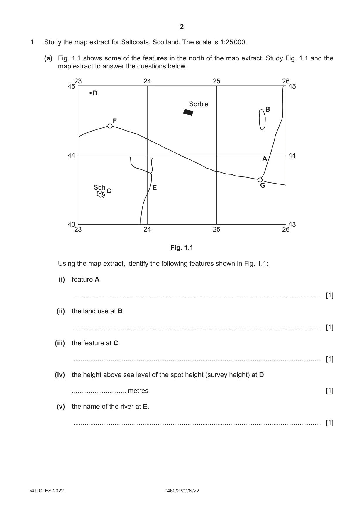 Cambridge IGCSE Geography 0460 2022 Oct/Nov Paper 2 · Variant 3 question paper, page 2 of 16