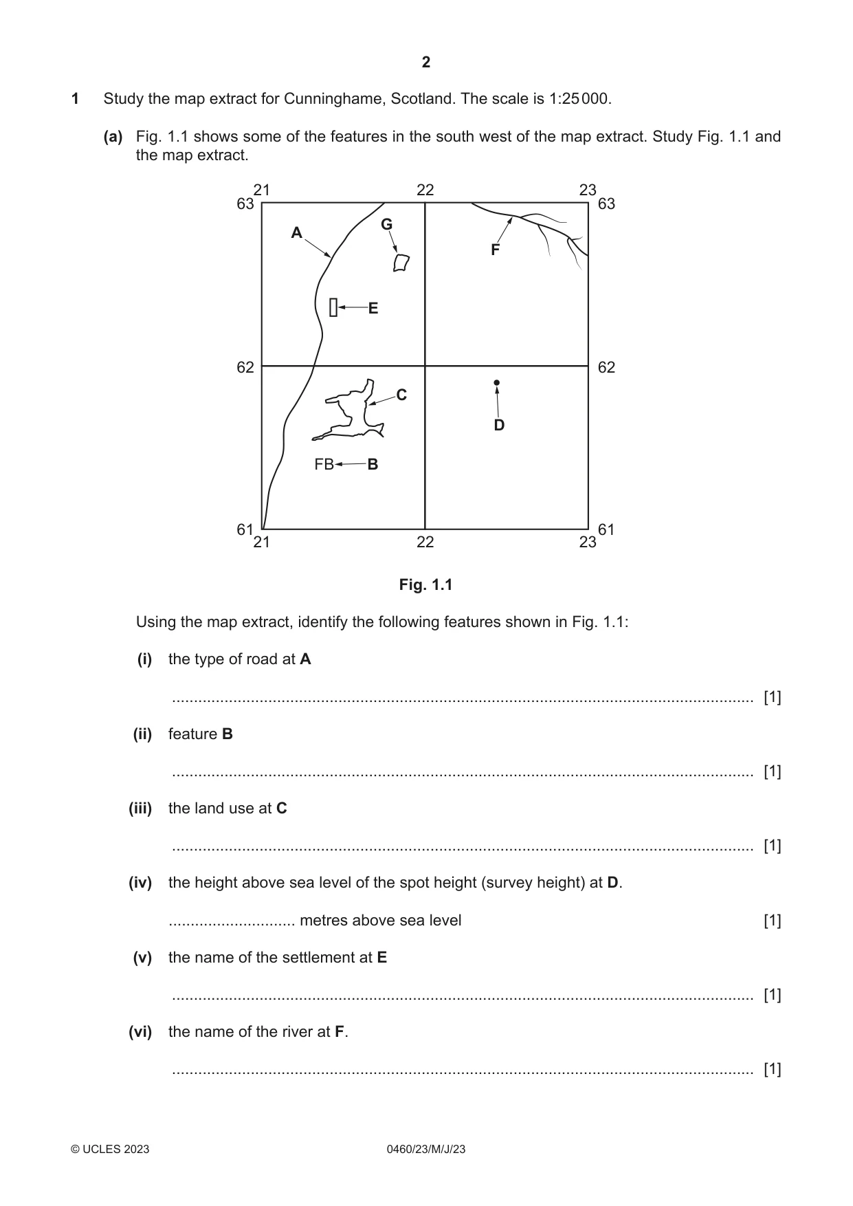 Cambridge IGCSE Geography 0460 2023 May/June Paper 2 · Variant 3 question paper, page 2 of 16