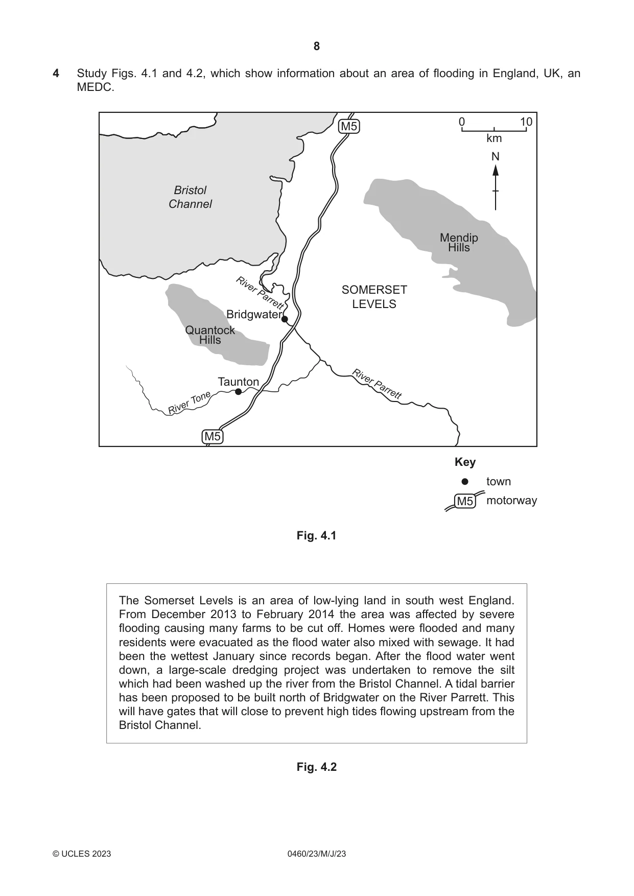 Cambridge IGCSE Geography 0460 2023 May/June Paper 2 · Variant 3 question paper, page 8 of 16