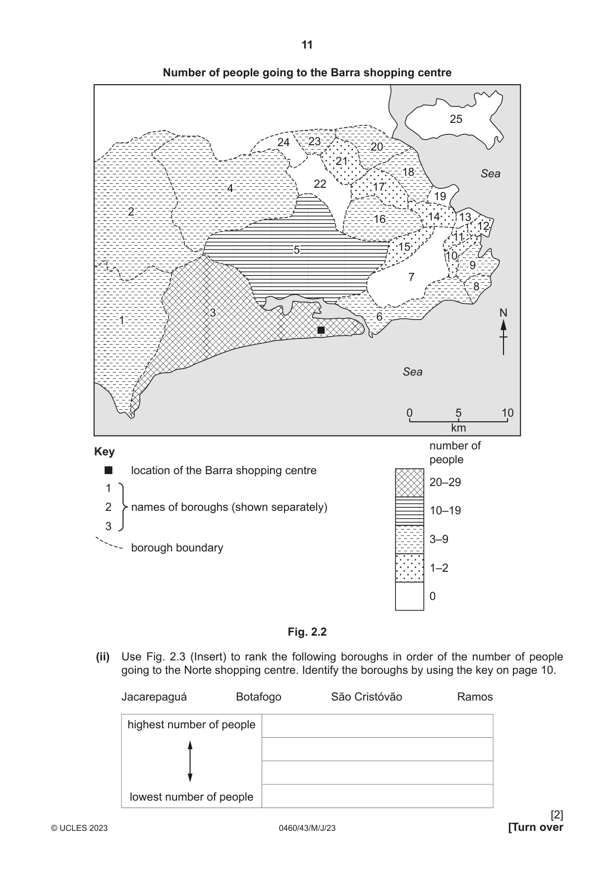 Cambridge IGCSE Geography 0460 2023 May/June Paper 4 · Variant 3 question paper, page 11 of 20