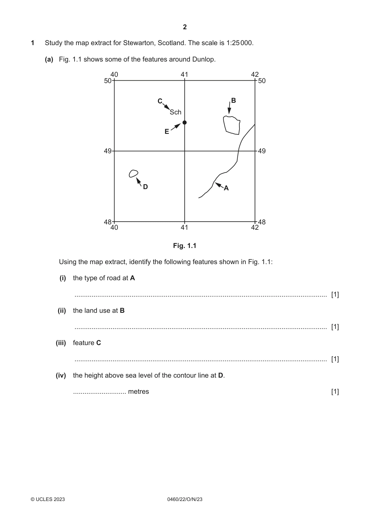 Cambridge IGCSE Geography 0460 2023 Oct/Nov Paper 2 · Variant 2 question paper, page 2 of 16
