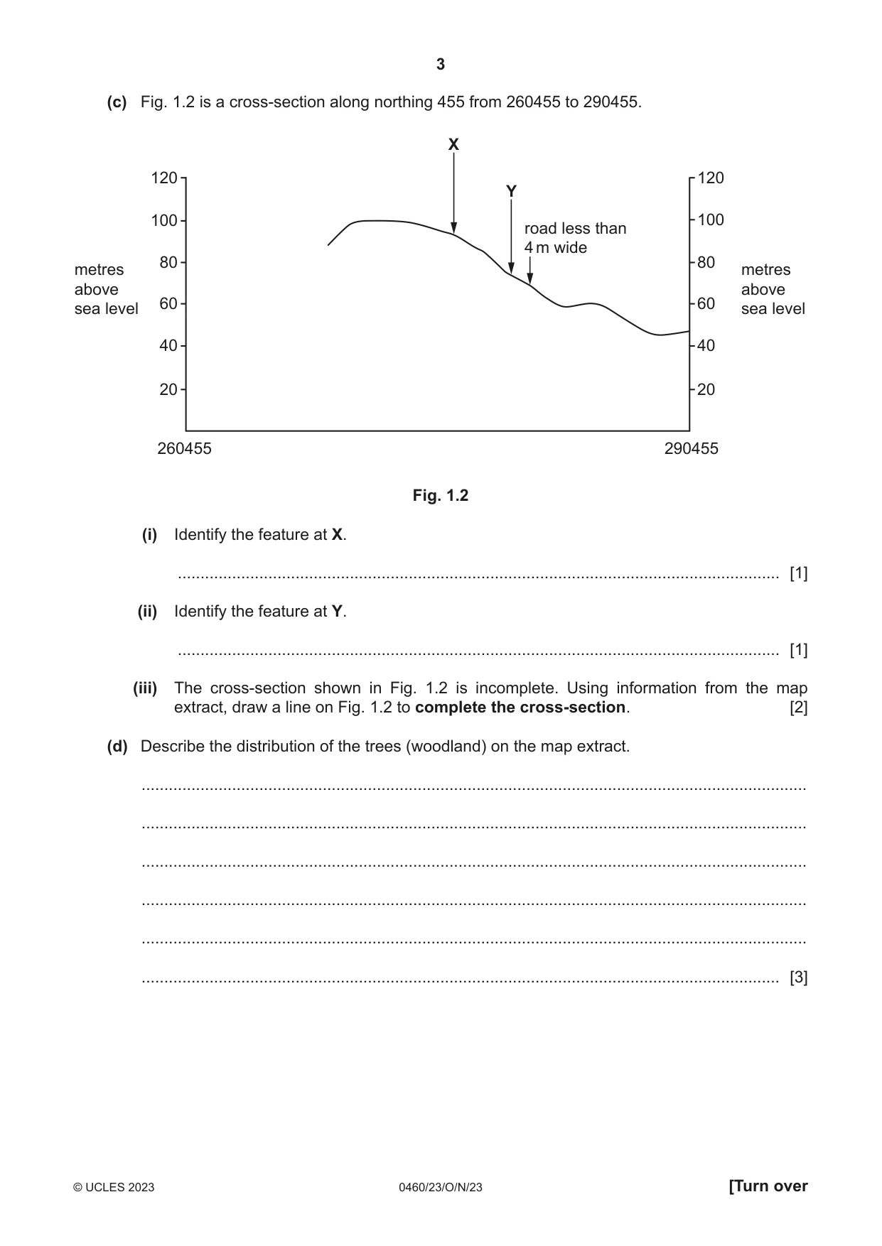 Cambridge IGCSE Geography 0460 2023 Oct/Nov Paper 2 · Variant 3 question paper, page 3 of 16
