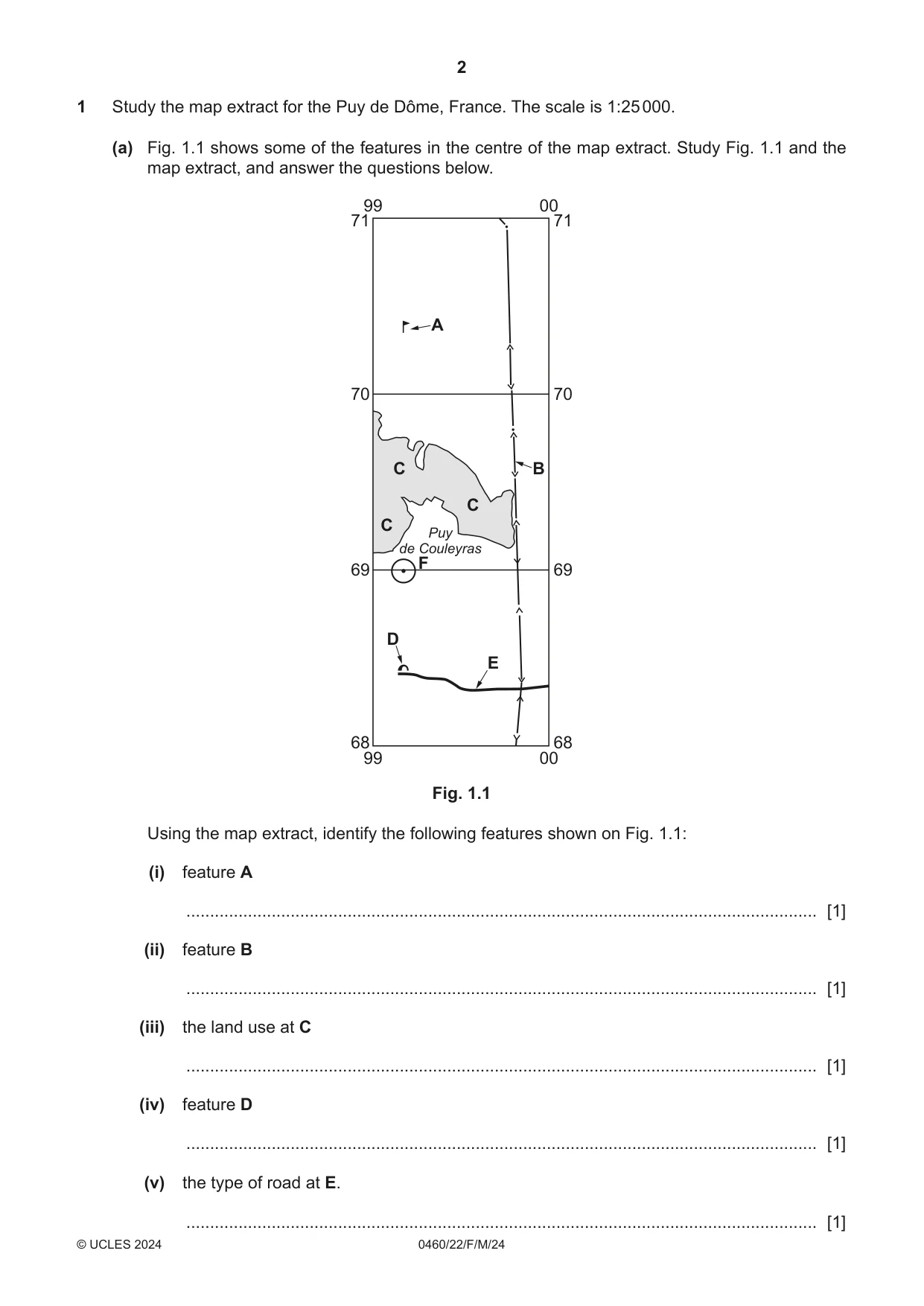 Cambridge IGCSE Geography 0460 2024 Feb/March Paper 2 · Variant 2 question paper, page 2 of 16
