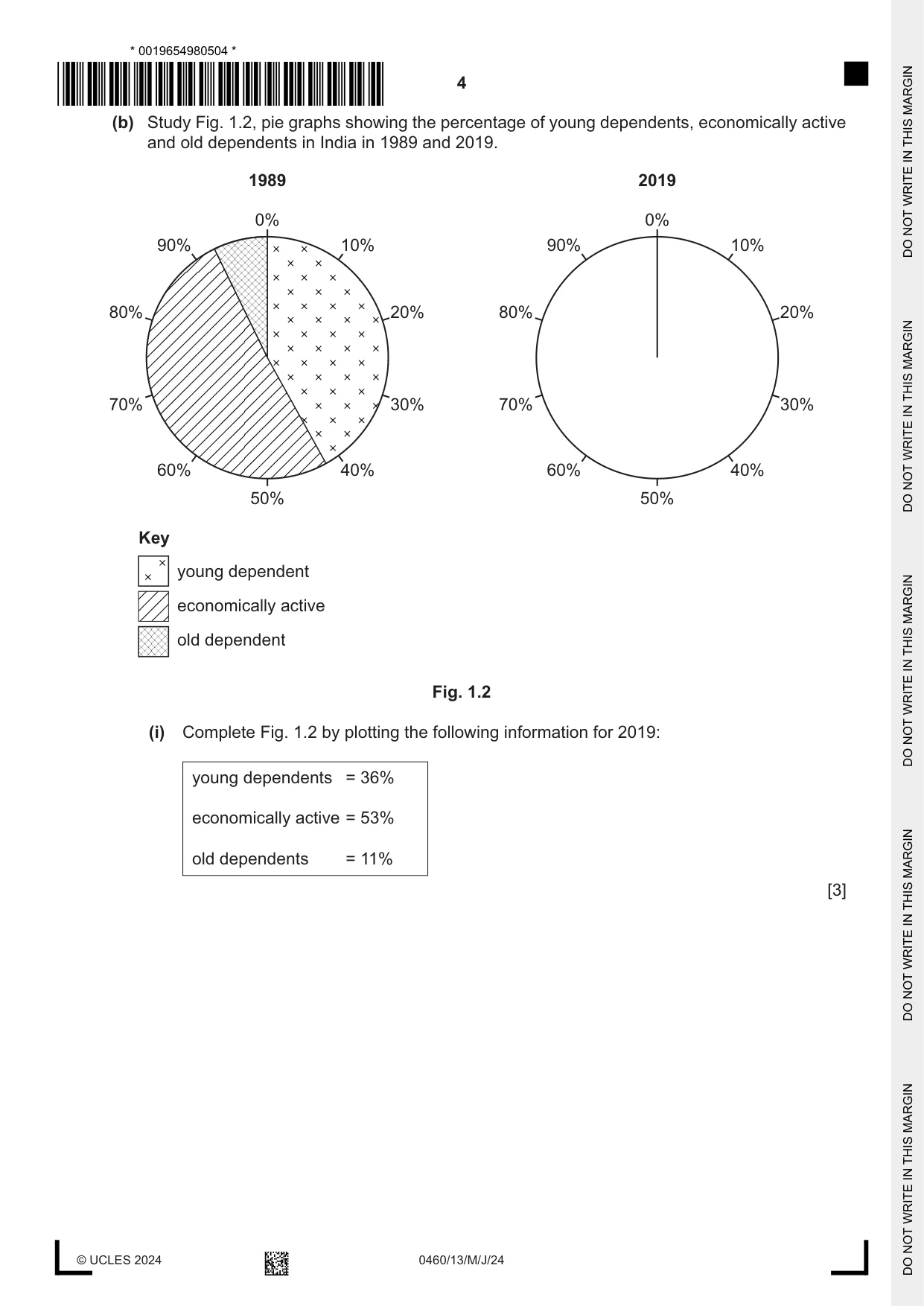 Cambridge IGCSE Geography 0460 2024 May/June Paper 1 · Variant 3 question paper, page 4 of 32