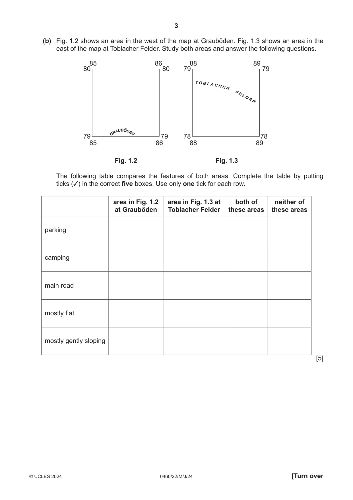 Cambridge IGCSE Geography 0460 2024 May/June Paper 2 · Variant 2 question paper, page 3 of 20