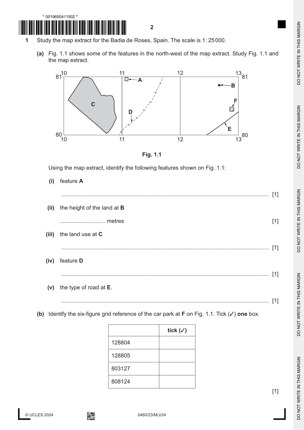 Cambridge IGCSE Geography 0460 2024 May/June Paper 2 · Variant 3 question paper, page 2 of 16