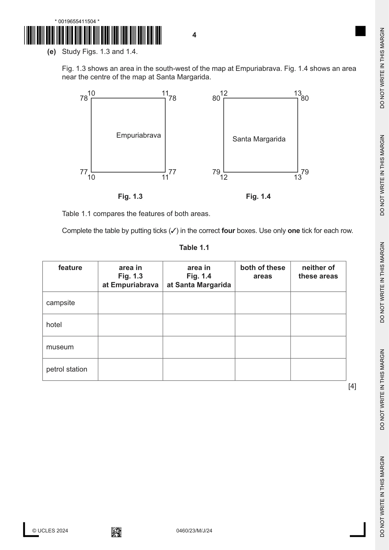 Cambridge IGCSE Geography 0460 2024 May/June Paper 2 · Variant 3 question paper, page 4 of 16
