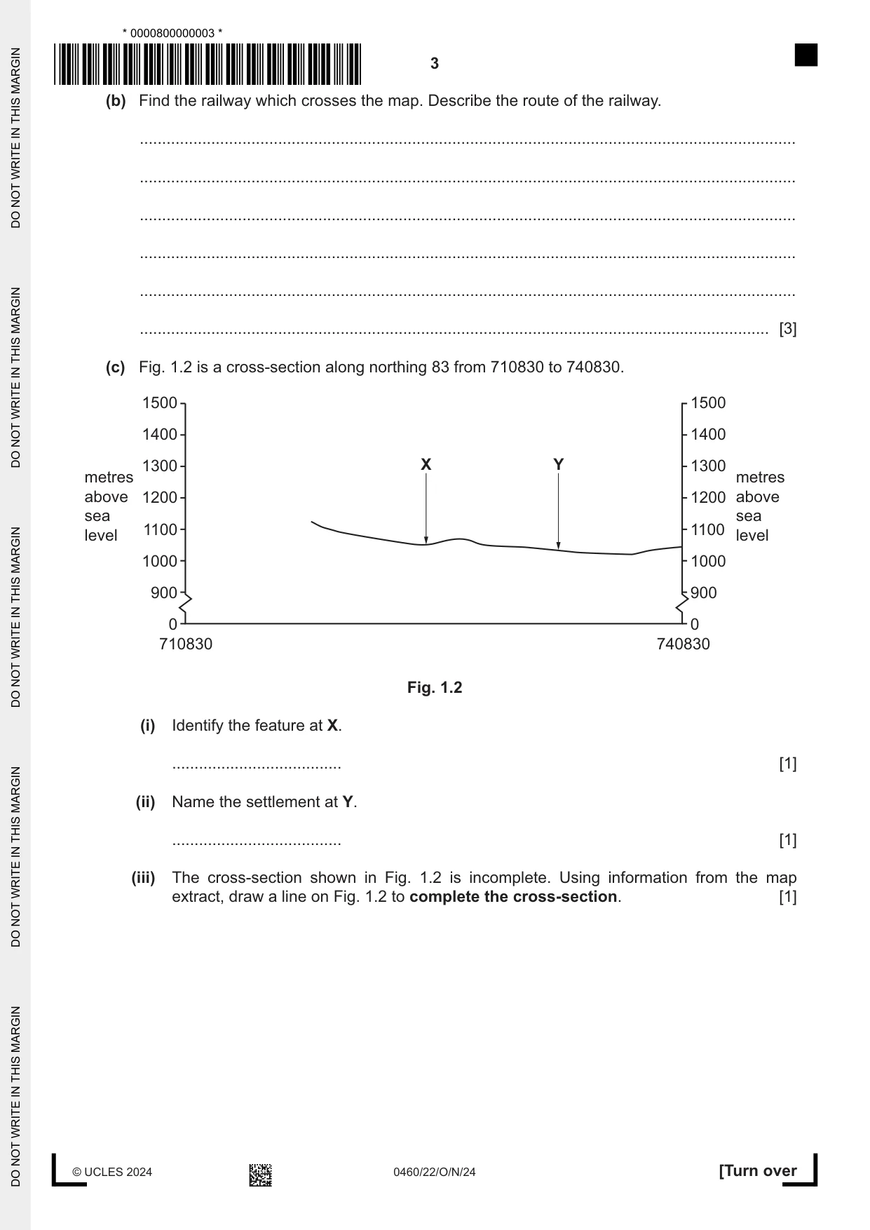 Cambridge IGCSE Geography 0460 2024 Oct/Nov Paper 2 · Variant 2 question paper, page 3 of 20
