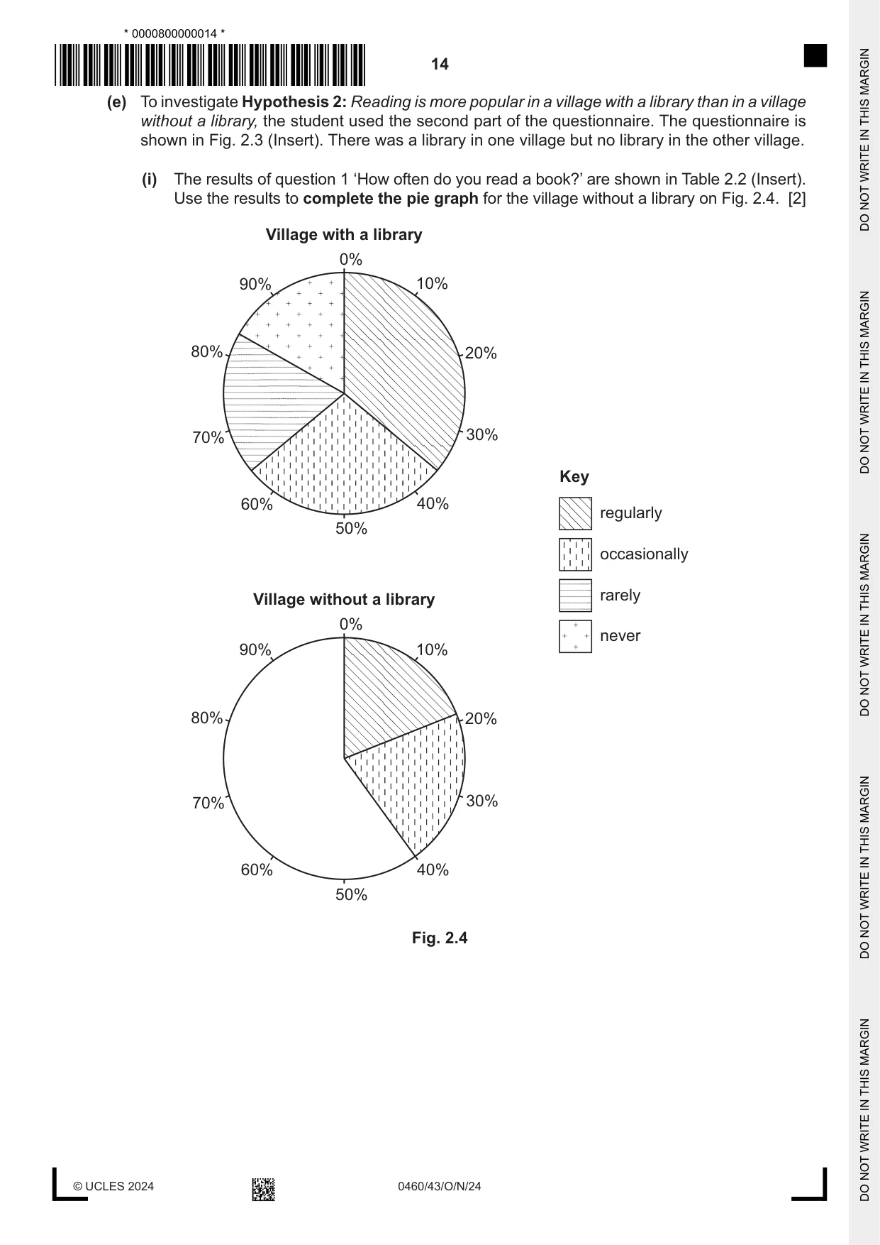 Cambridge IGCSE Geography 0460 2024 Oct/Nov Paper 4 · Variant 3 question paper, page 14 of 20