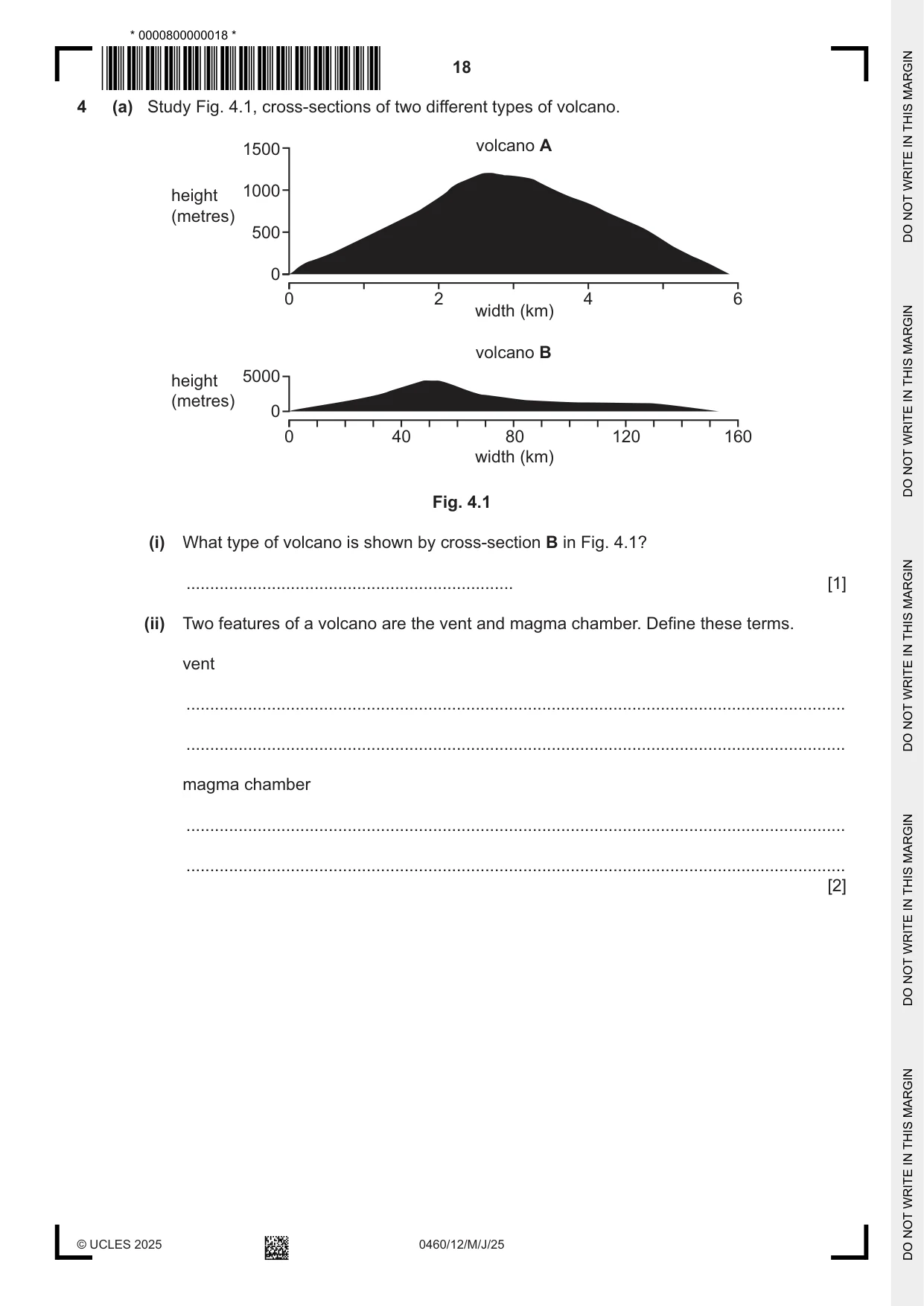 Cambridge IGCSE Geography 0460 2025 May/June Paper 1 · Variant 2 question paper, page 18 of 36