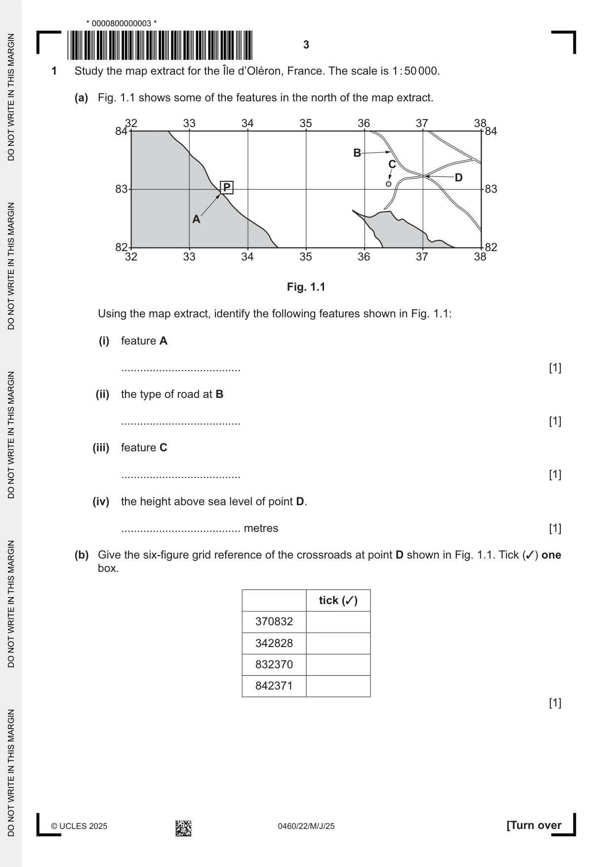 Cambridge IGCSE Geography 0460 2025 May/June Paper 2 · Variant 2 question paper, page 3 of 20