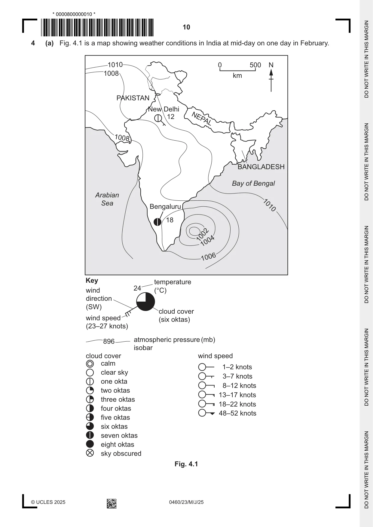 Cambridge IGCSE Geography 0460 2025 May/June Paper 2 · Variant 3 question paper, page 10 of 16