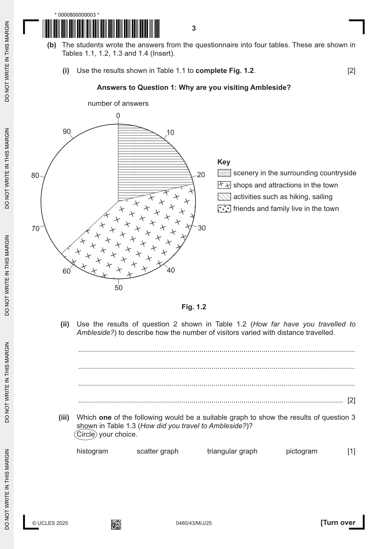 Cambridge IGCSE Geography 0460 2025 May/June Paper 4 · Variant 3 question paper, page 3 of 16