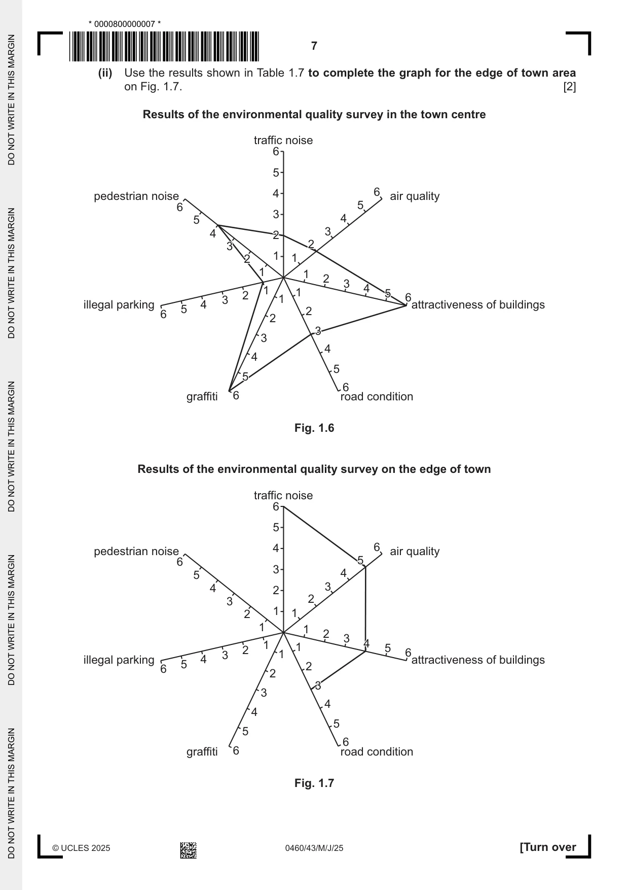 Cambridge IGCSE Geography 0460 2025 May/June Paper 4 · Variant 3 question paper, page 7 of 16