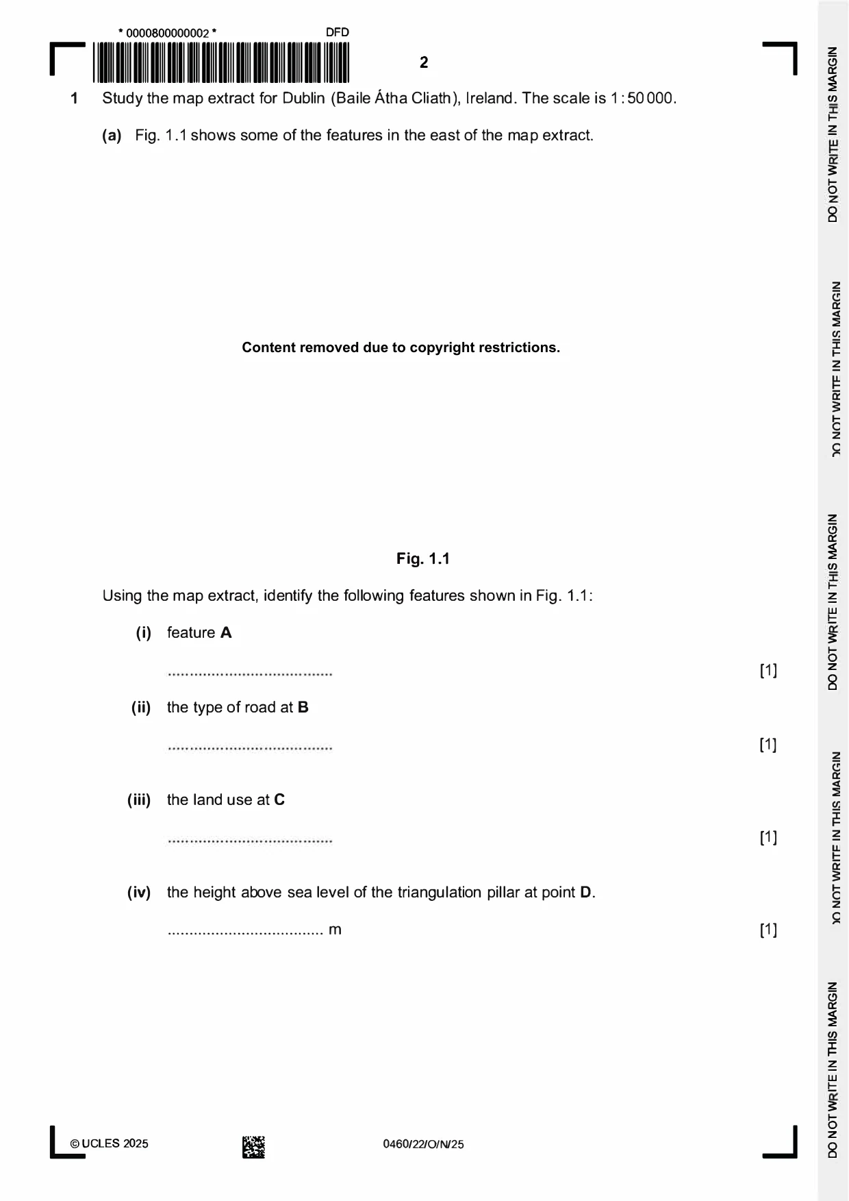Cambridge IGCSE Geography 0460 2025 Oct/Nov Paper 2 · Variant 2 question paper, page 2 of 20