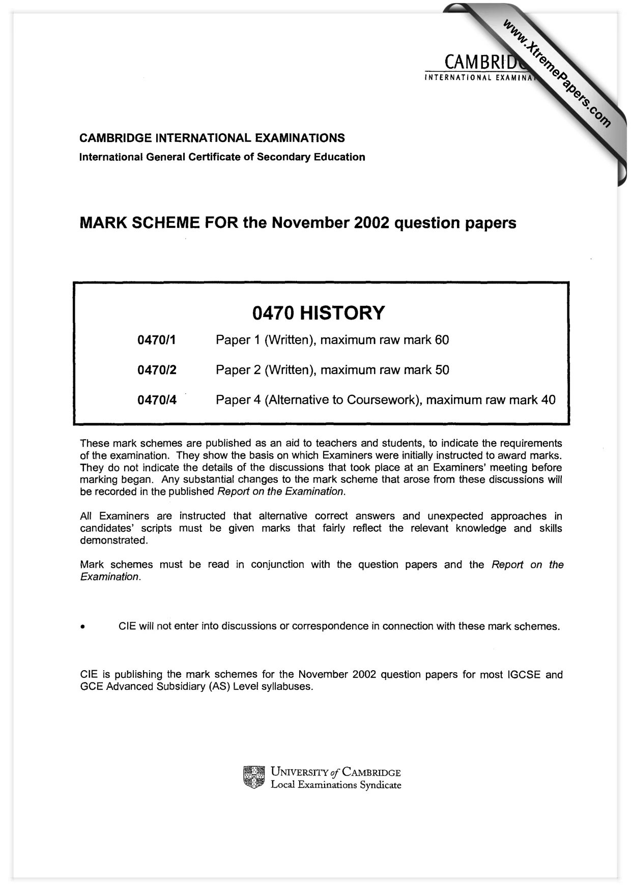 Mark scheme, page 1 of 26