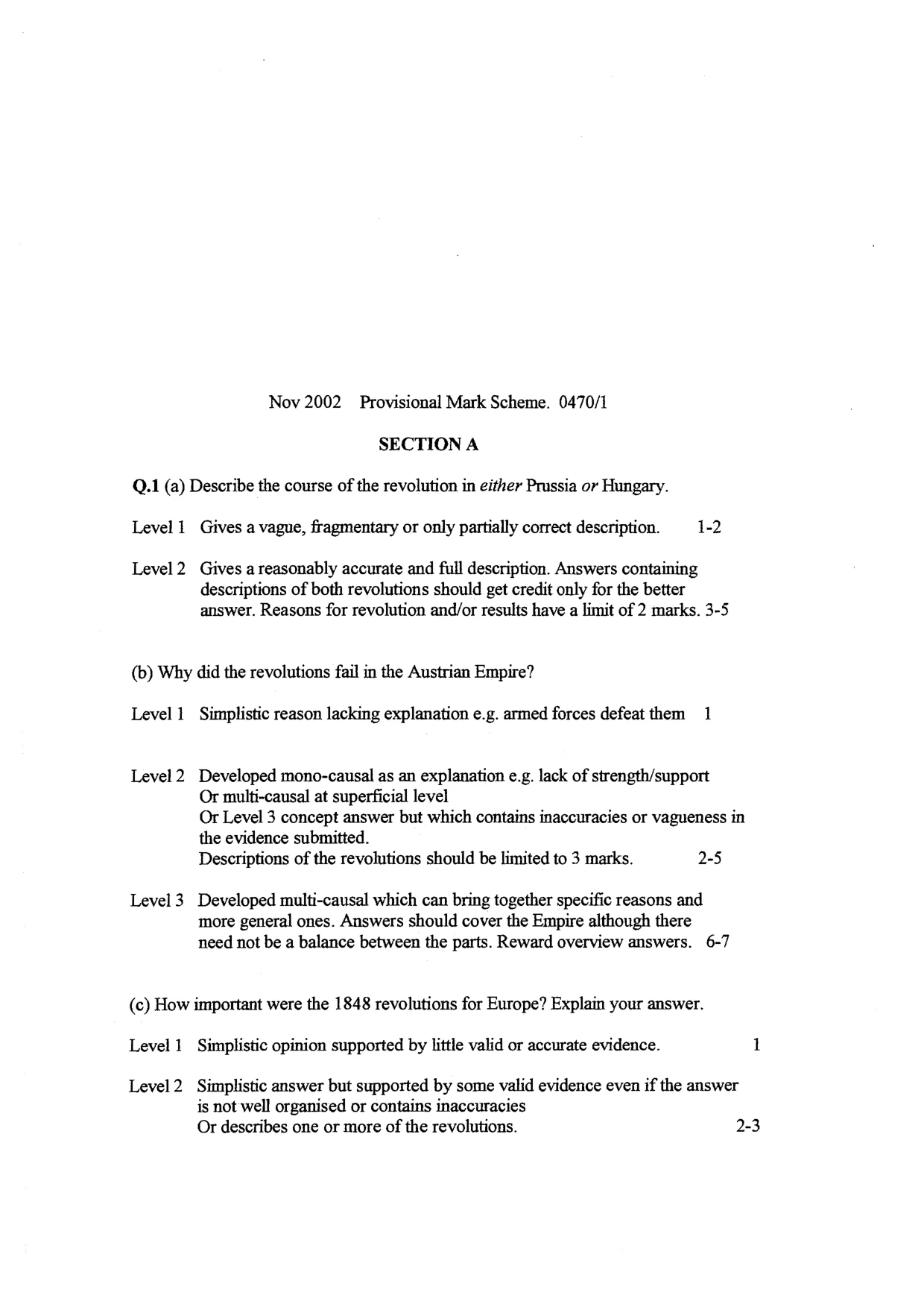 Mark scheme, page 2 of 26