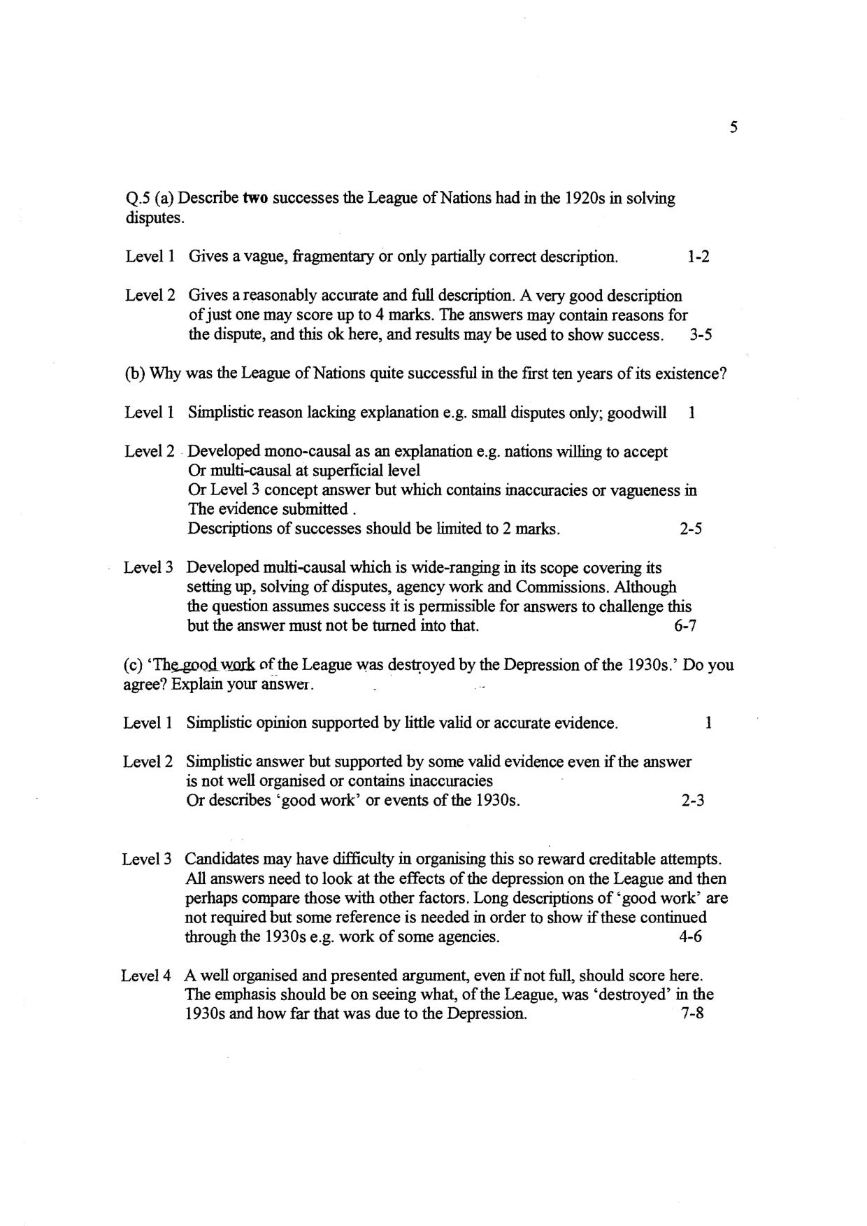 Mark scheme, page 6 of 26