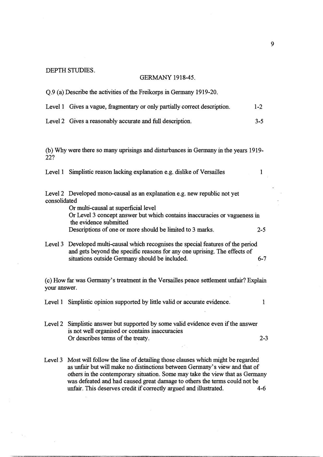 Mark scheme, page 10 of 26