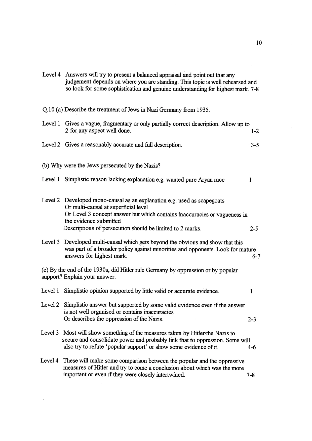 Mark scheme, page 11 of 26