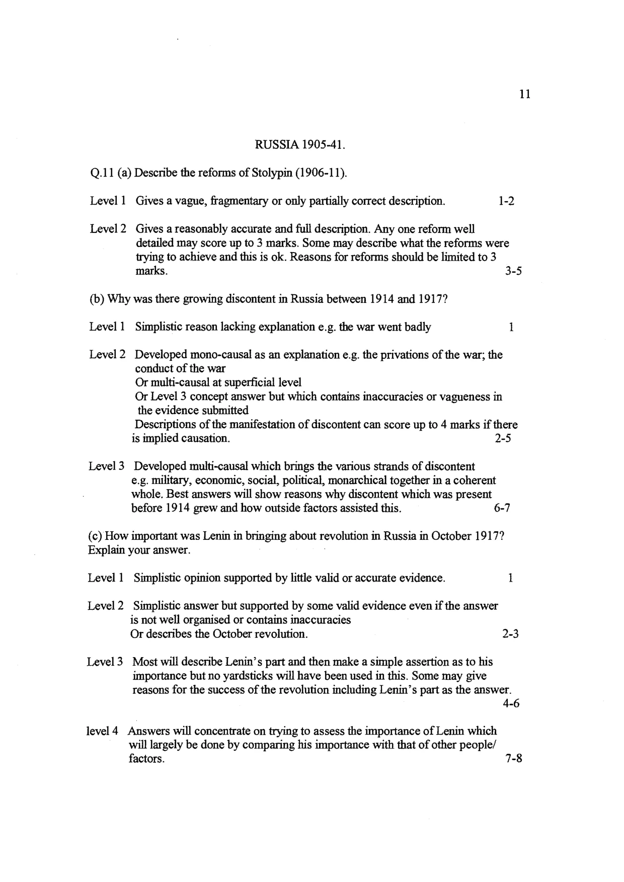 Mark scheme, page 12 of 26