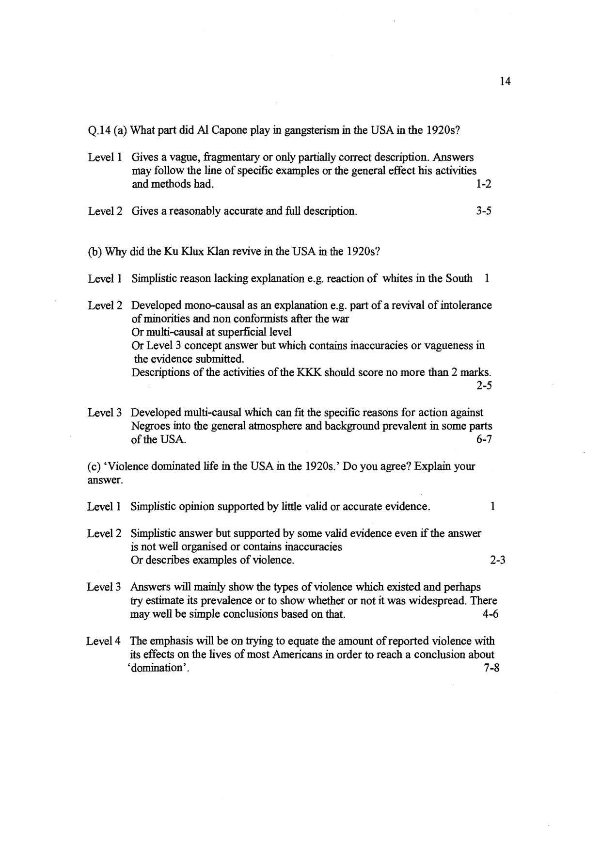Mark scheme, page 15 of 26