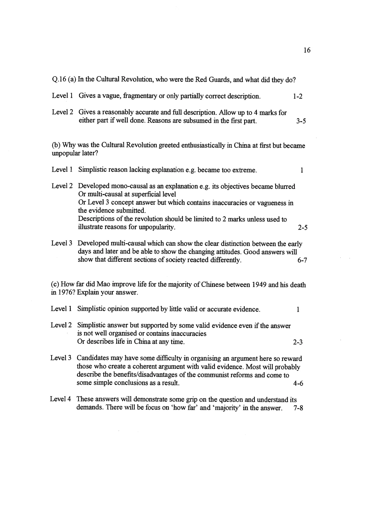 Mark scheme, page 17 of 26