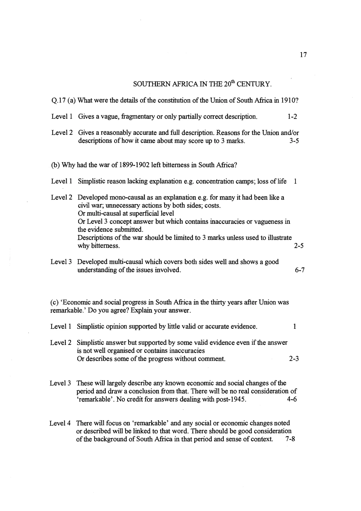 Mark scheme, page 18 of 26
