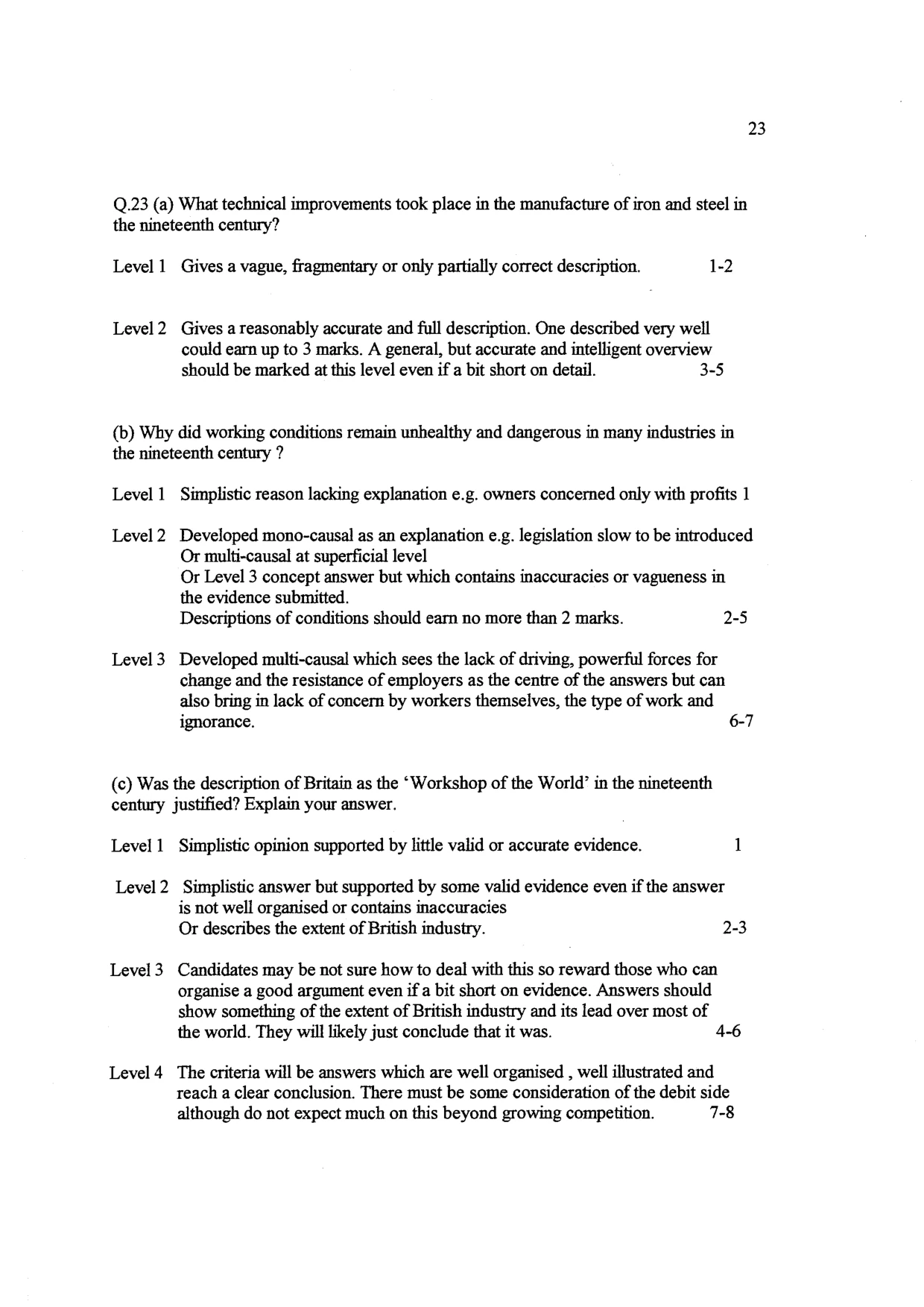 Mark scheme, page 24 of 26