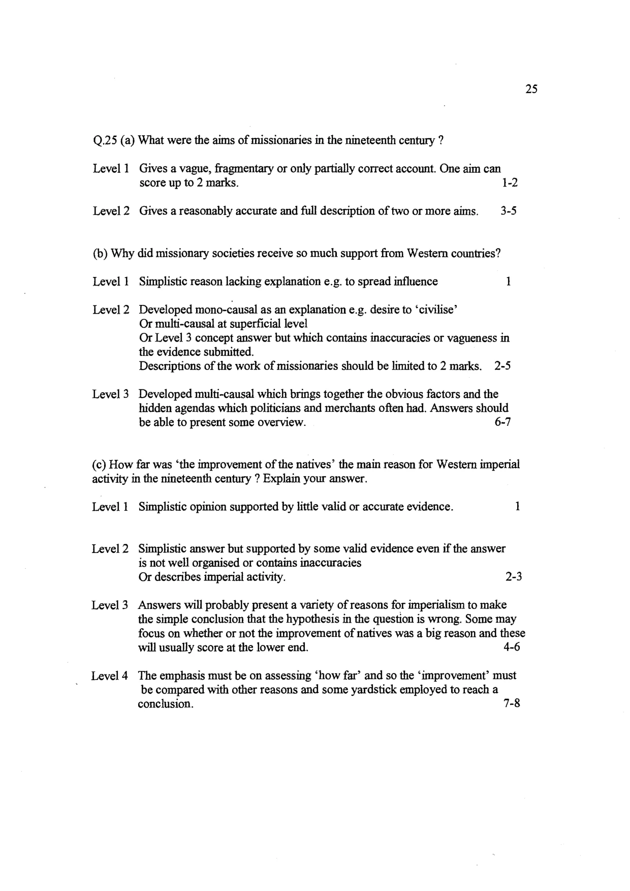 Mark scheme, page 26 of 26