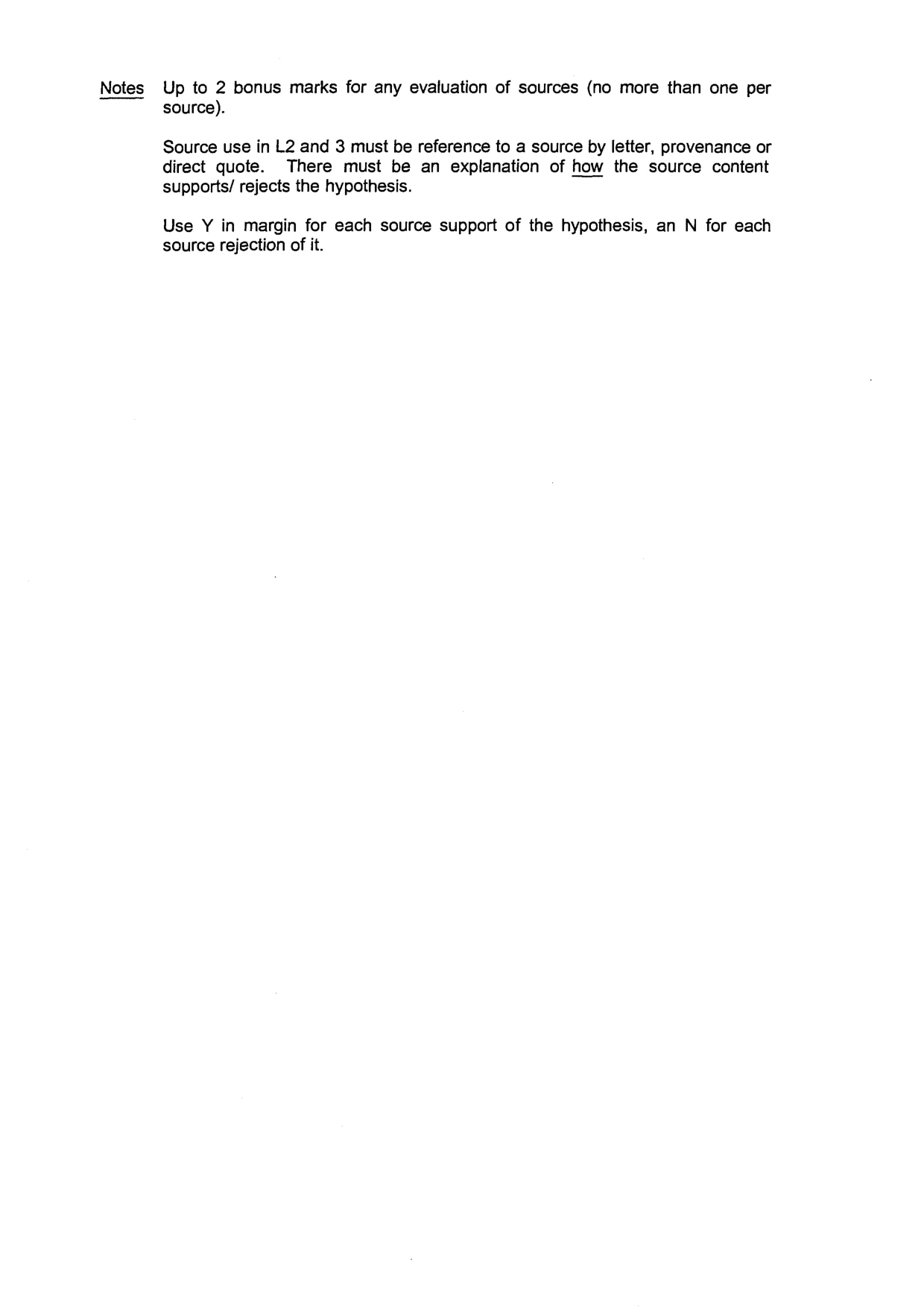 Mark scheme, page 5 of 5