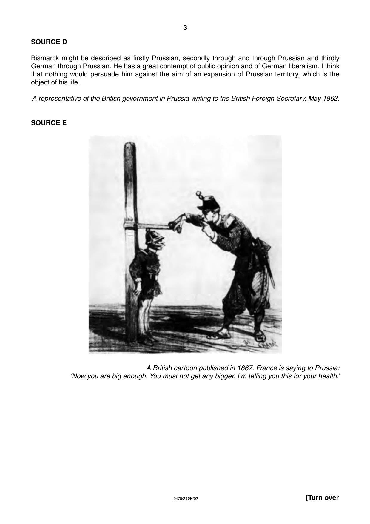 Cambridge IGCSE History 0470 2002 Oct/Nov Paper 2 · Variant 1 question paper, page 3 of 16