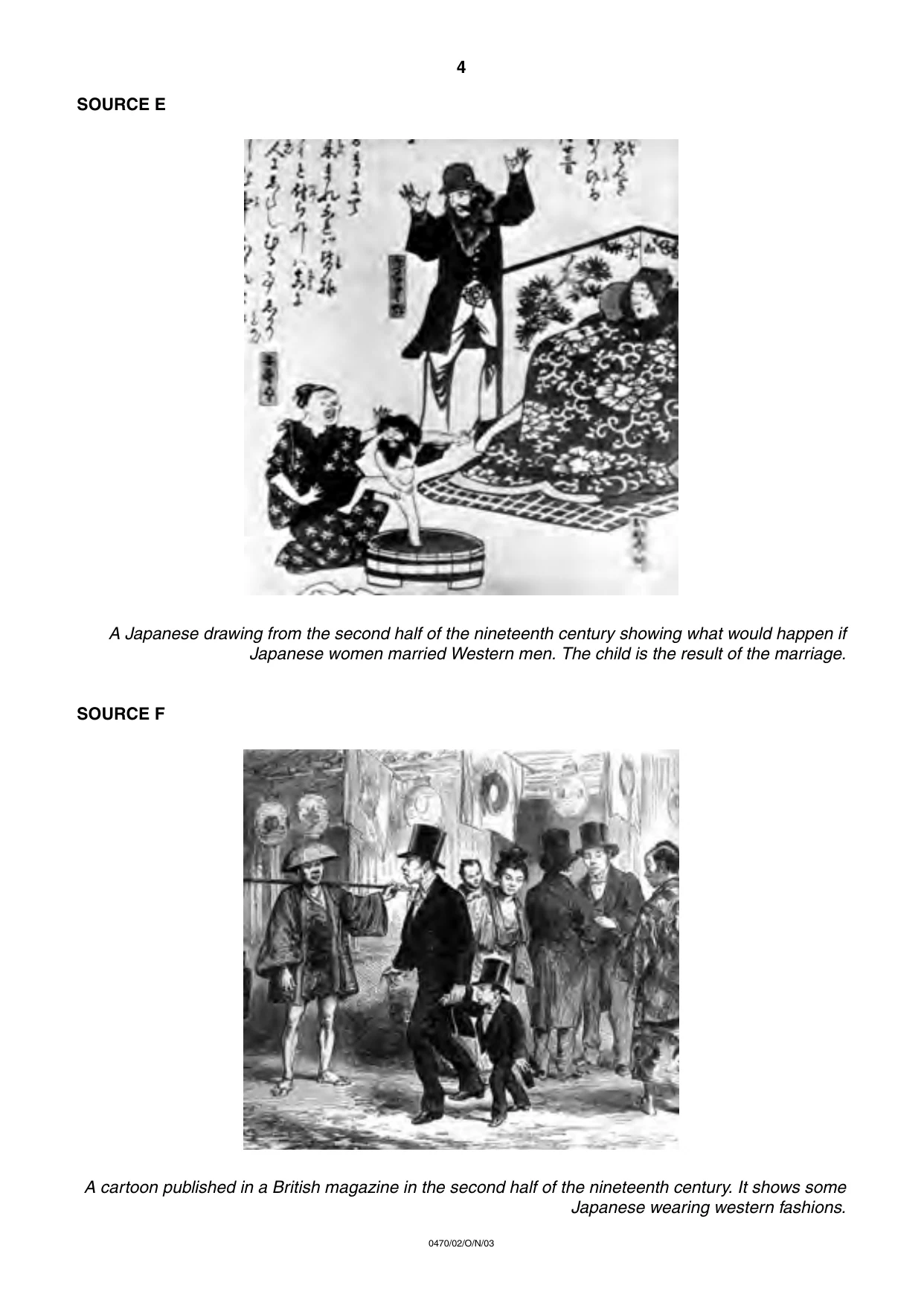 Cambridge IGCSE History 0470 2003 Oct/Nov Paper 2 · Variant 1 question paper, page 4 of 12