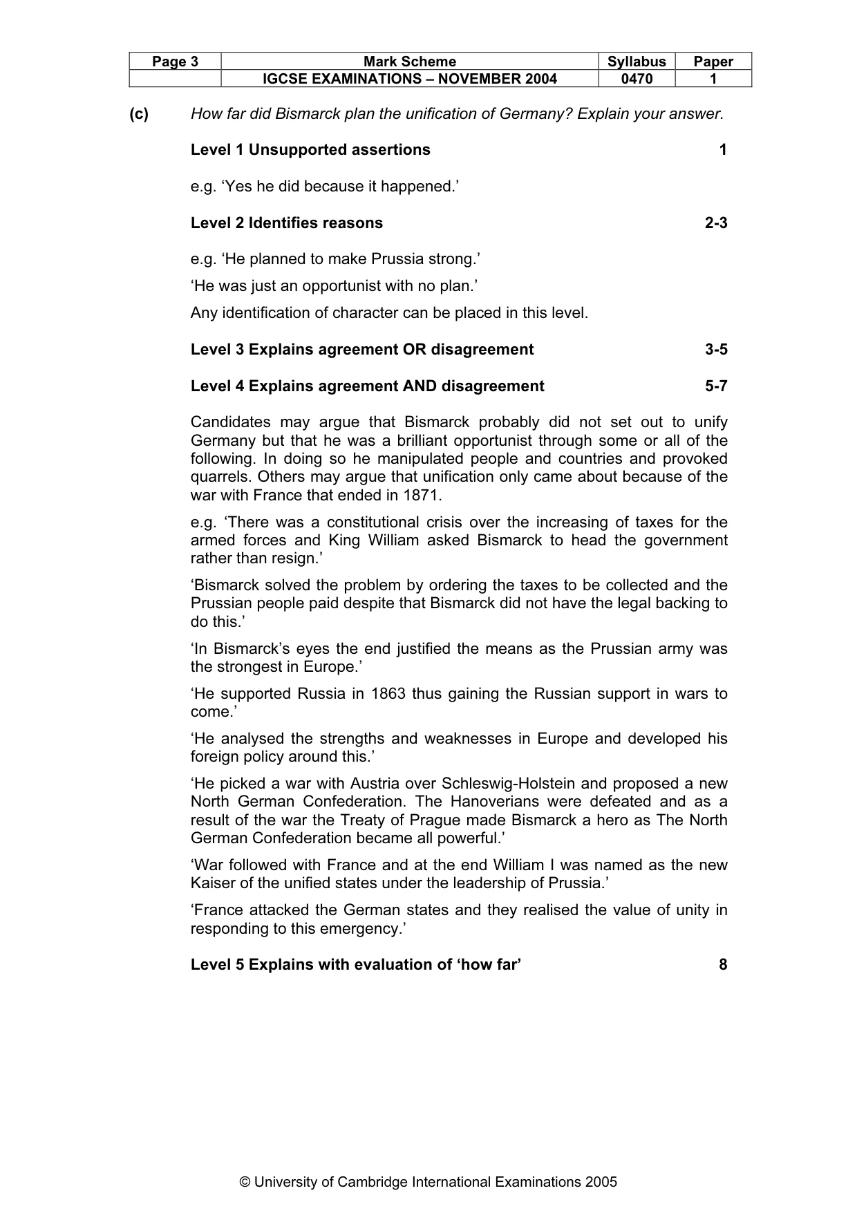 Mark scheme, page 6 of 54