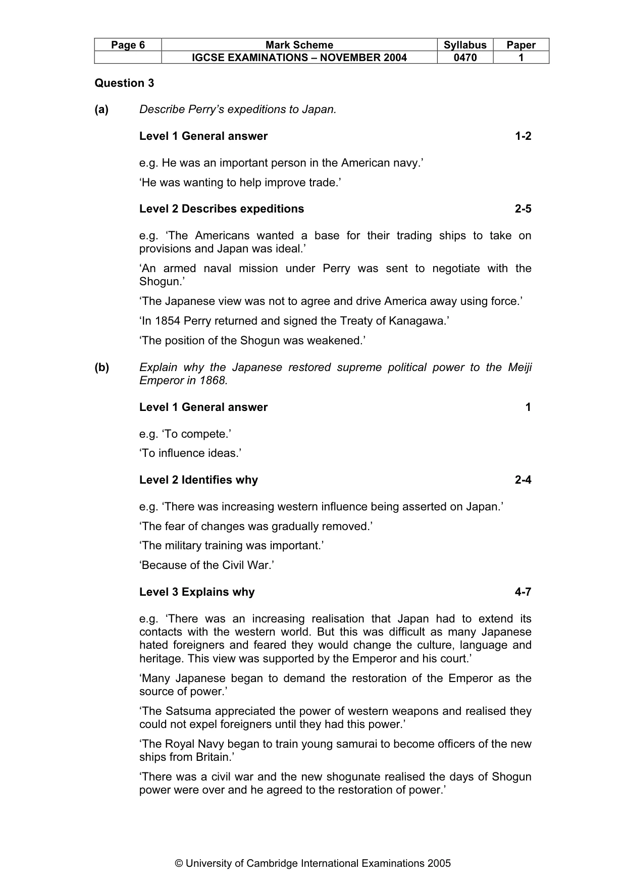 Mark scheme, page 9 of 54