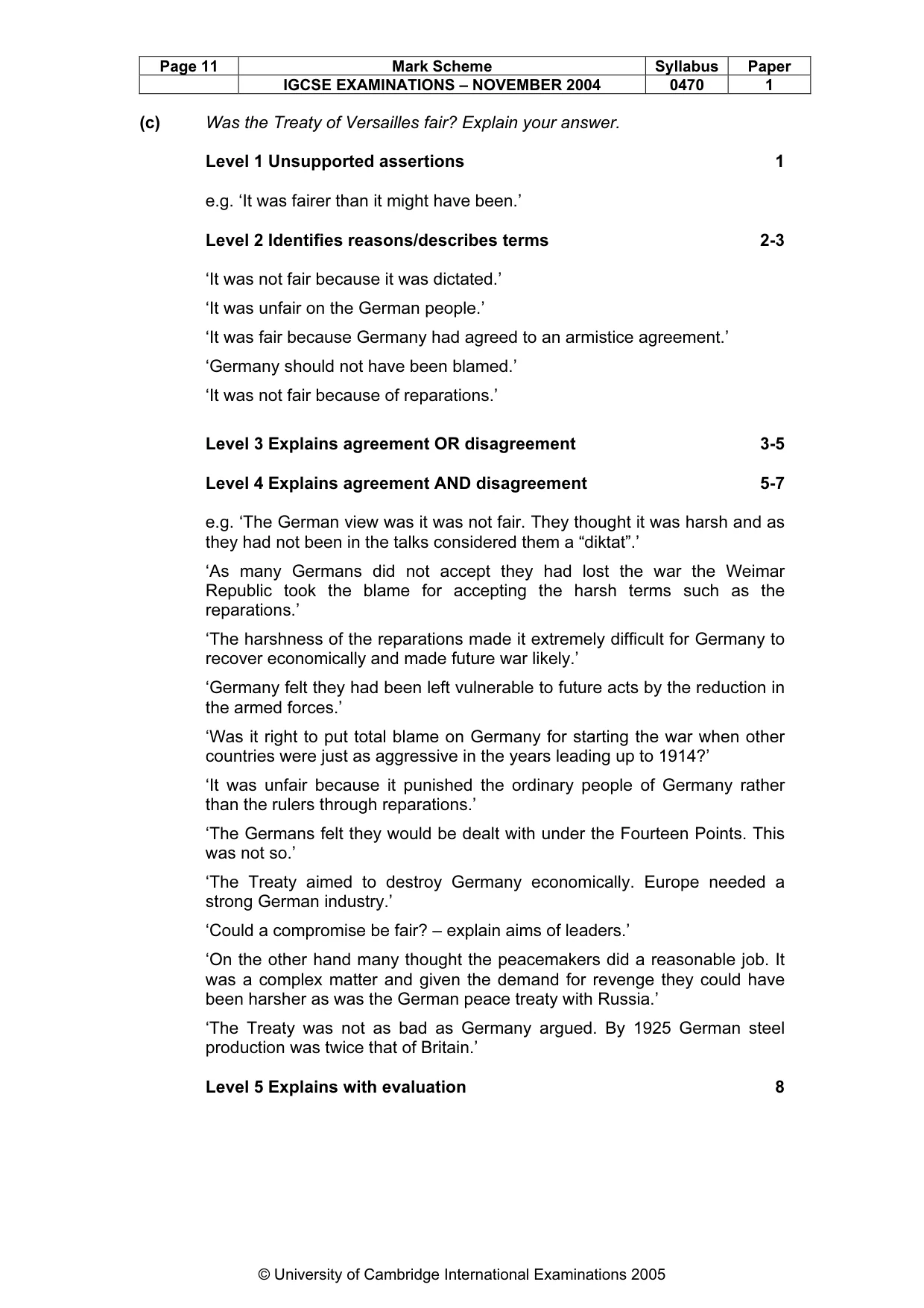 Mark scheme, page 14 of 54