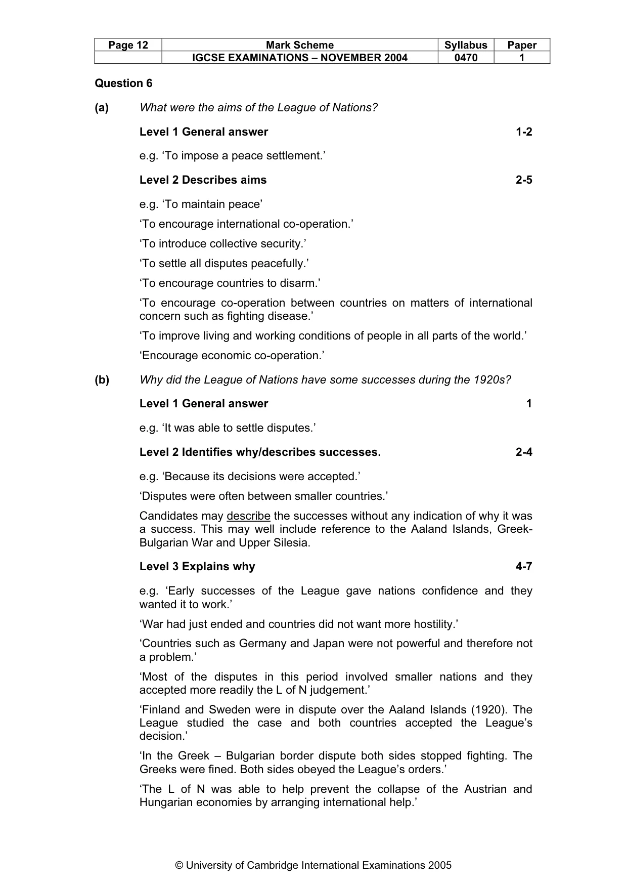 Mark scheme, page 15 of 54