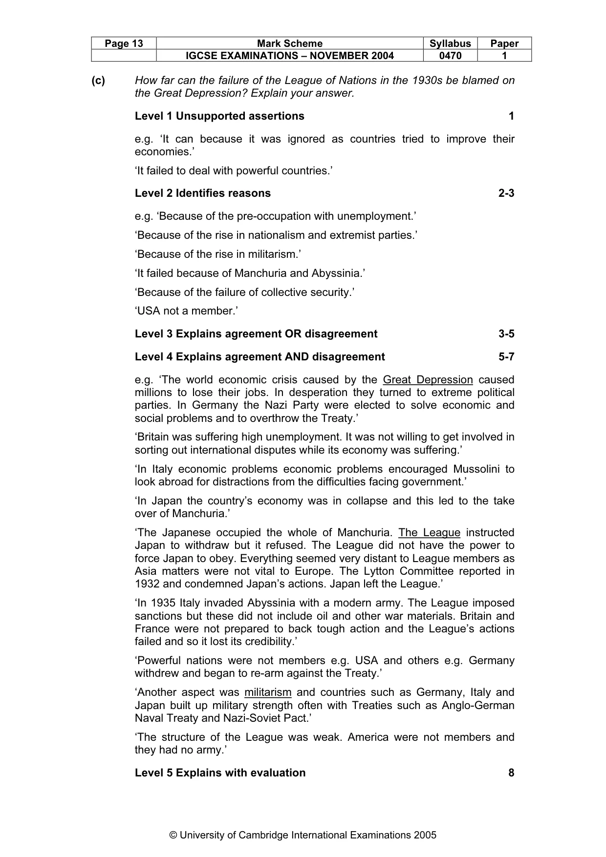 Mark scheme, page 16 of 54
