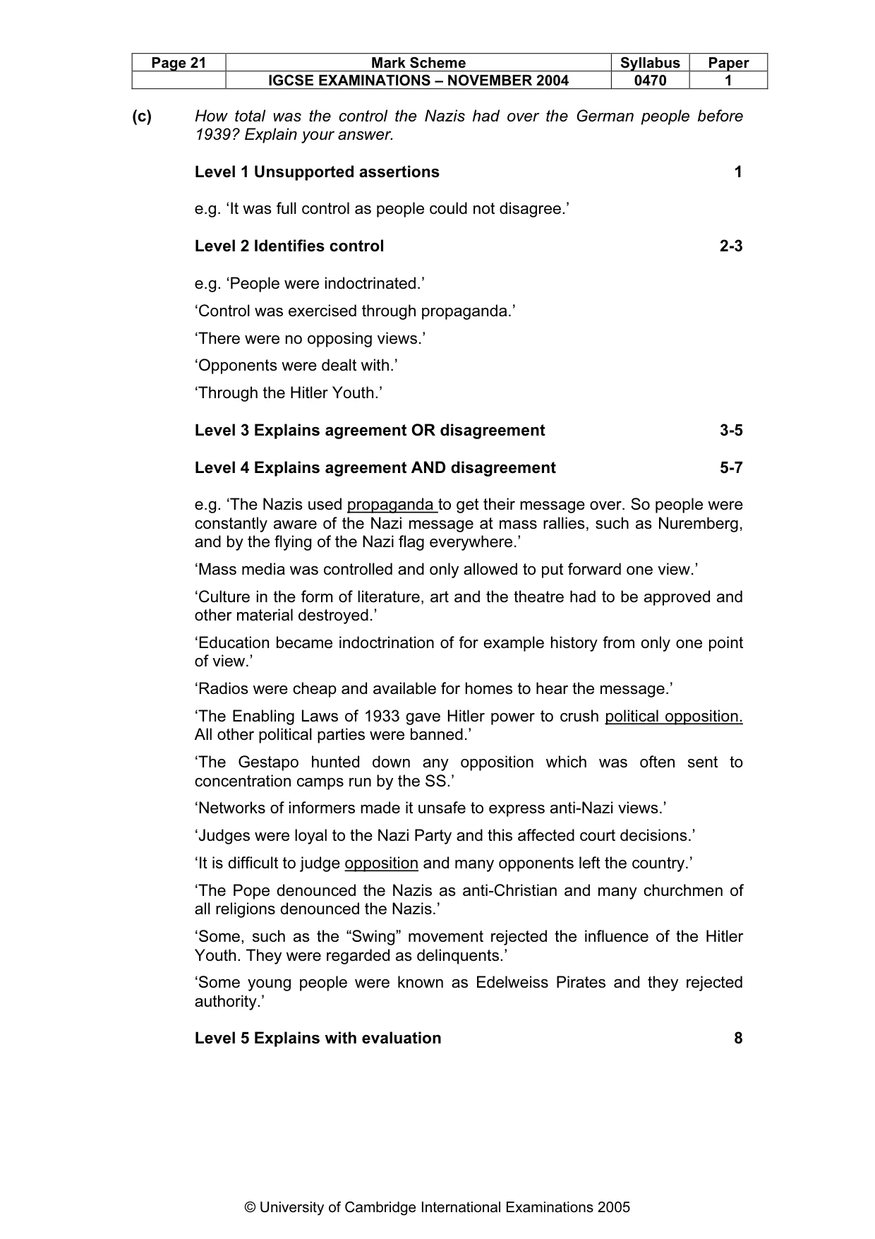 Mark scheme, page 24 of 54