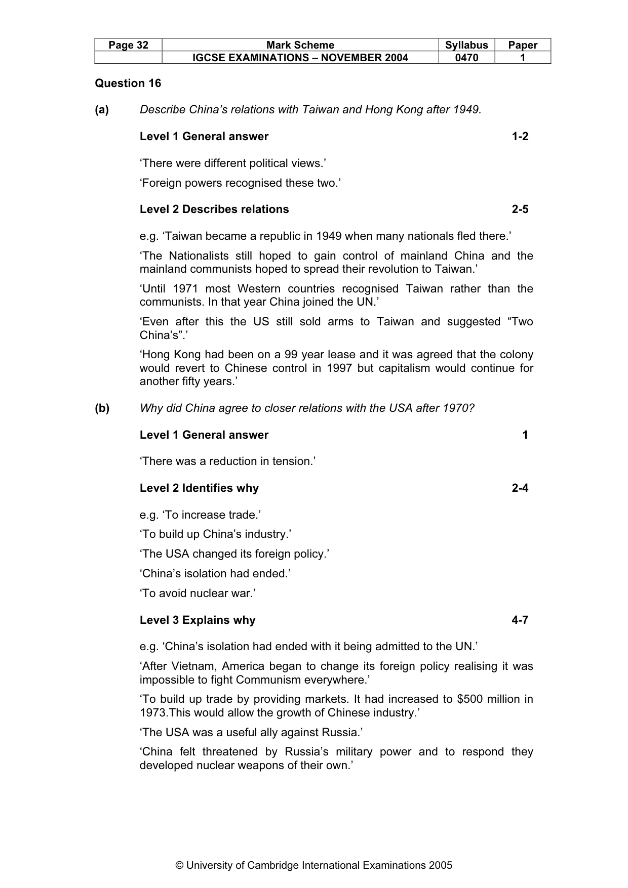 Mark scheme, page 35 of 54
