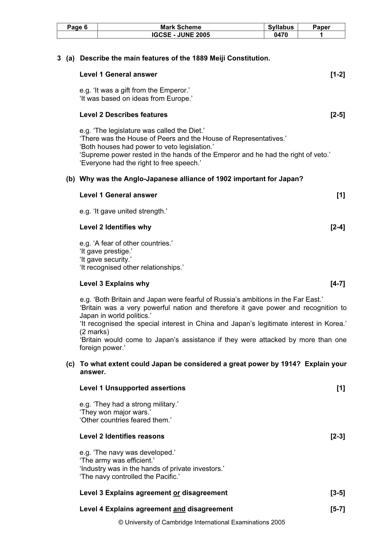 Mark scheme, page 9 of 47