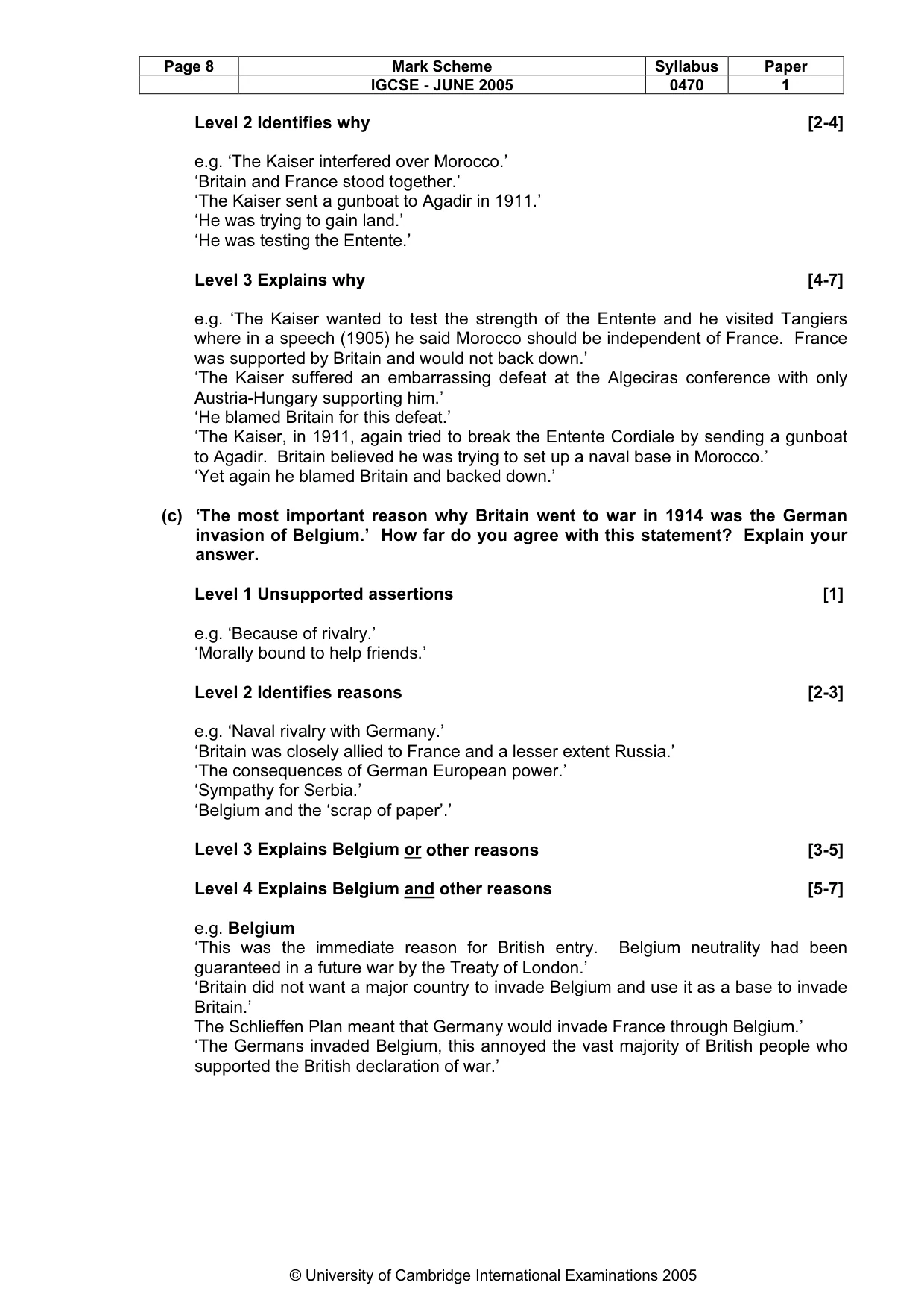 Mark scheme, page 11 of 47